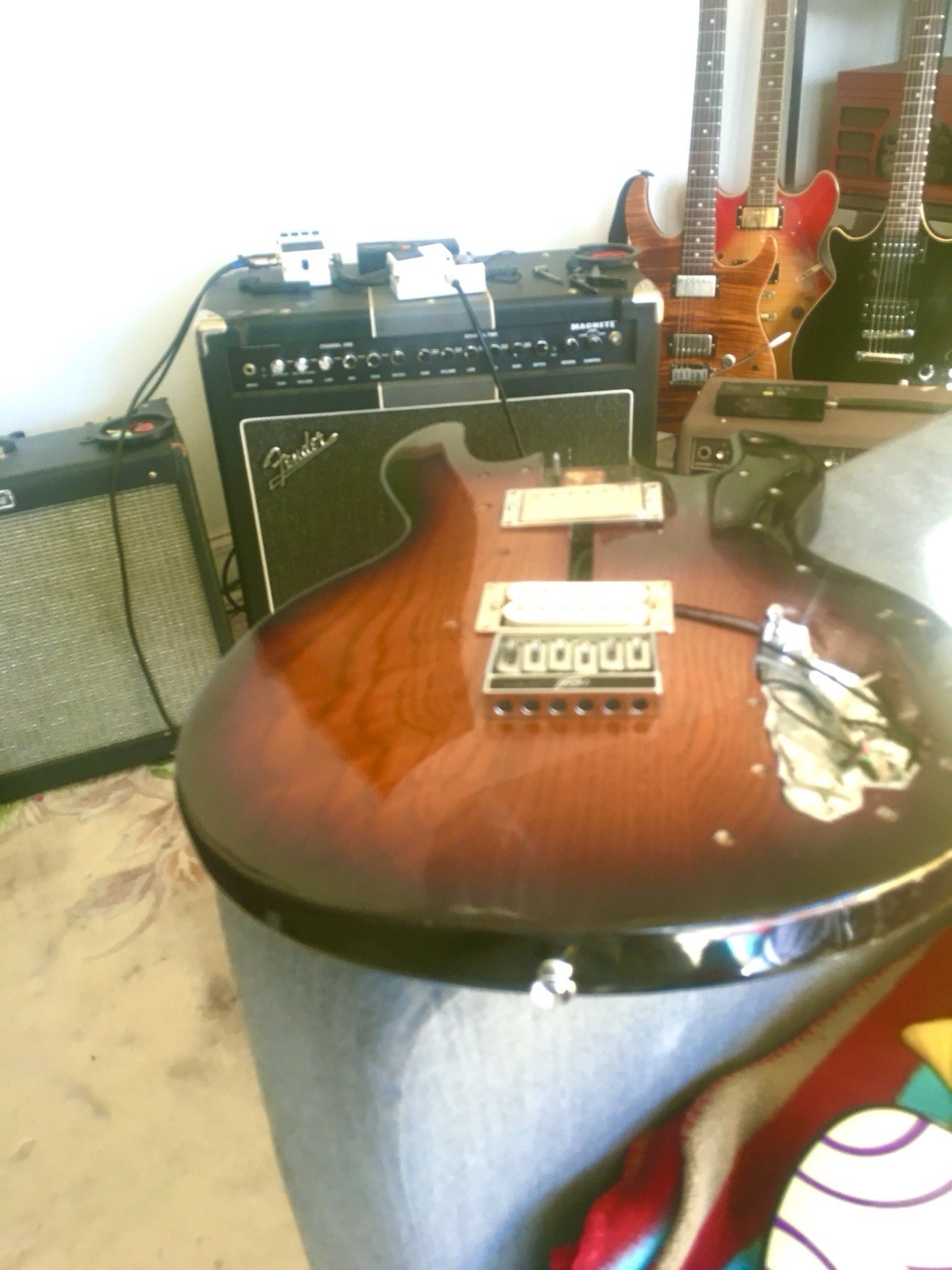 Peavey 1979 T-60 Loaded Body - Rare High gloss sunburst - Super Cool And Clean