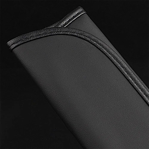 2PC Car Accessories Seat Belt Covers Shoulder Pads Leather For Mercedes Benz AMG