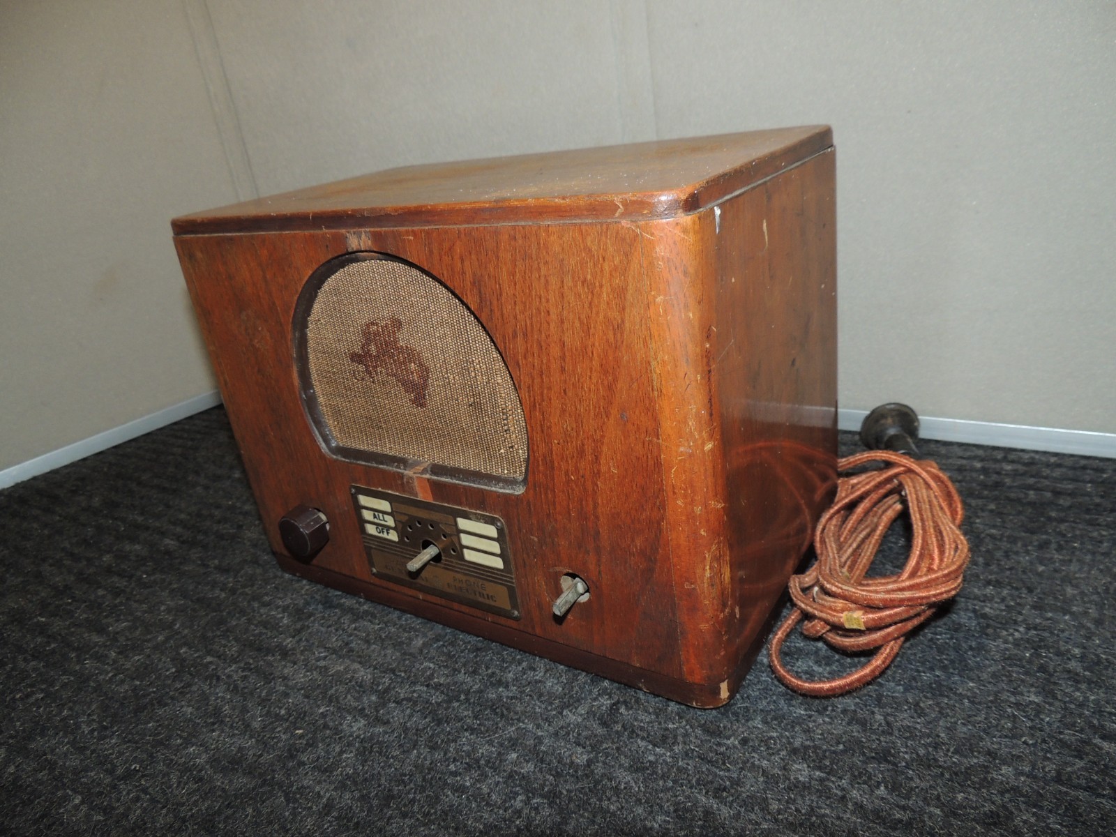 Vintage General Electric Handy Phone Tube Intercom