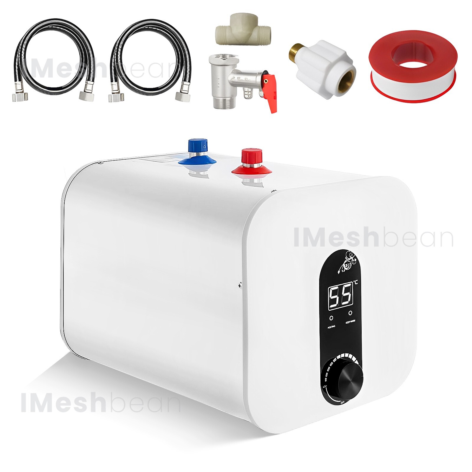 Instant Electric Water Heater Shower Compact 15L/4Gal Mini-Tank Storage RV 110V