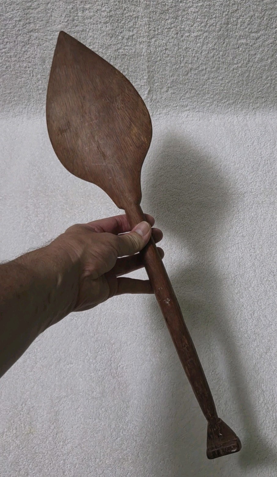 🔶️VINTAGE CARVED WOODEN PADDLE CEREMONIAL WAR CLUB SUBI OCEANIC TRIBAL ART