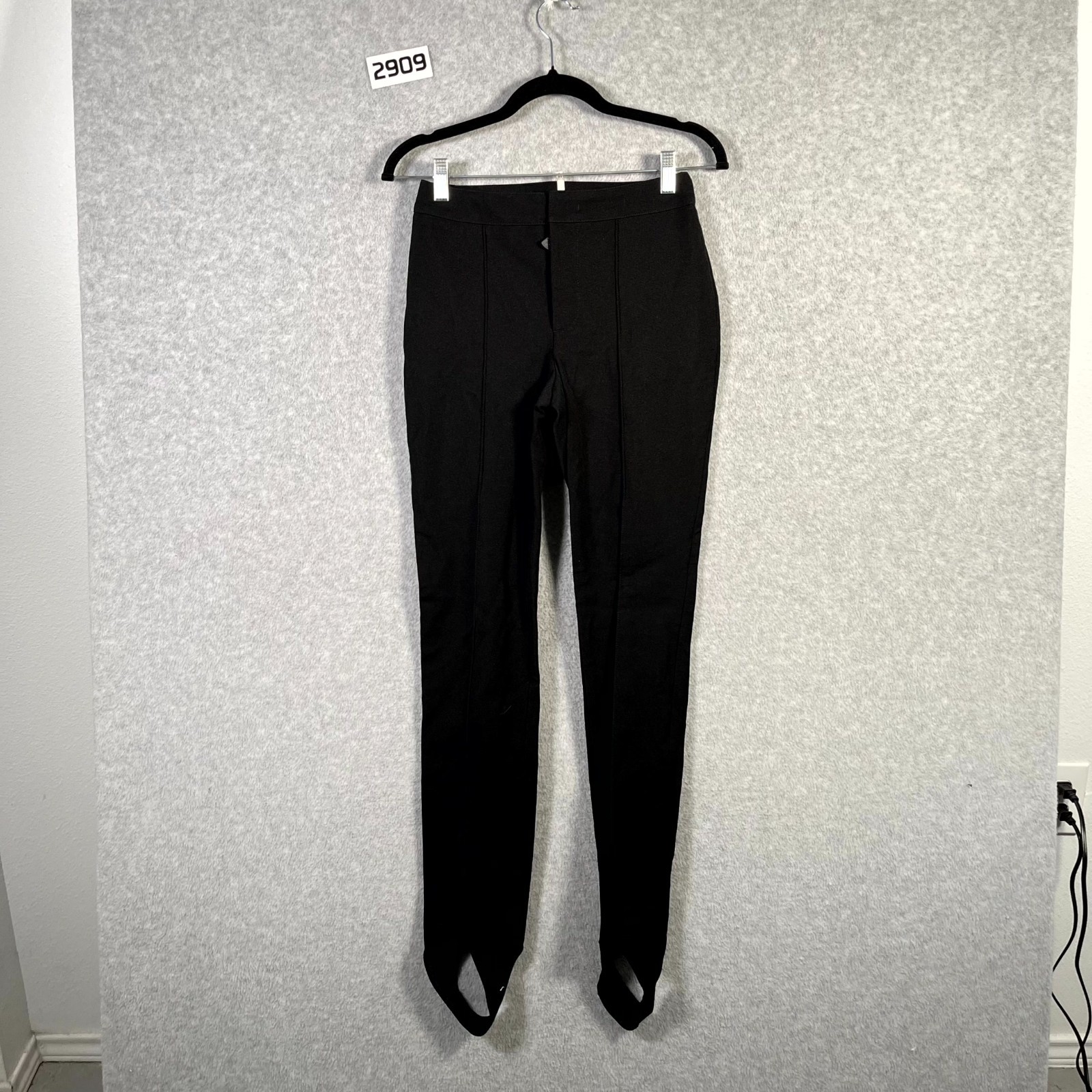 Moncler Grenoble Stirrup Ski Pants Womens 26 Black Twill (Tag Torn)