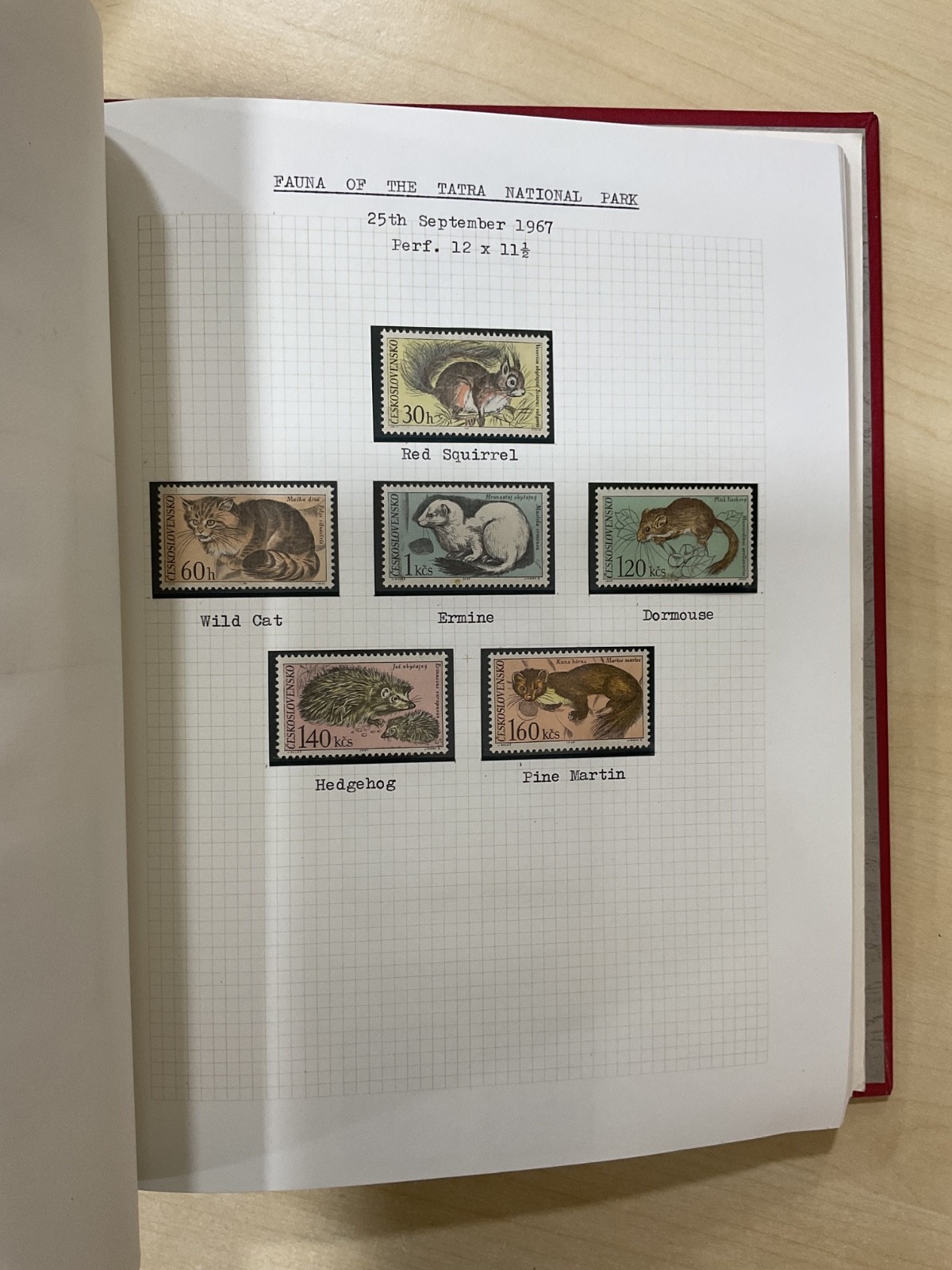 Czechoslovakia stamps. 1938 - 1970. Mint. Well written up album. G/109