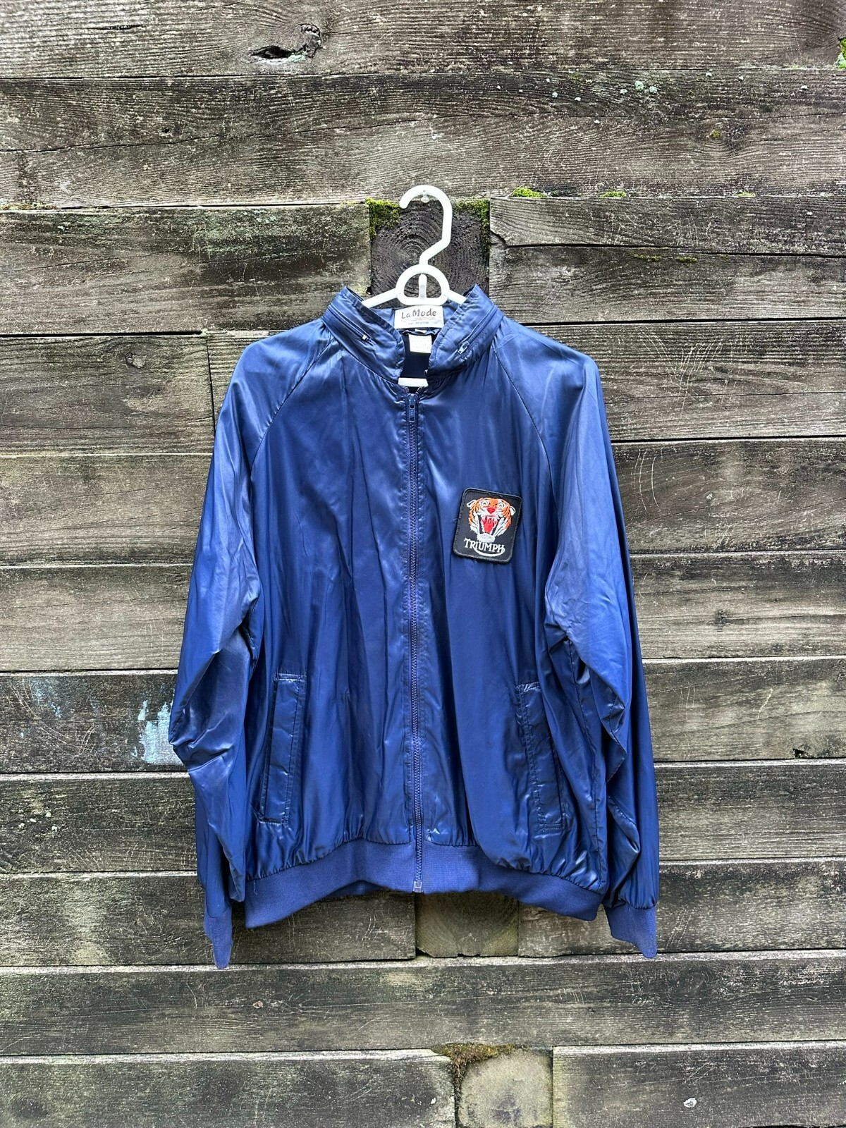 Vintage Triumph motorcycle tiger jacket size XL made in USA used