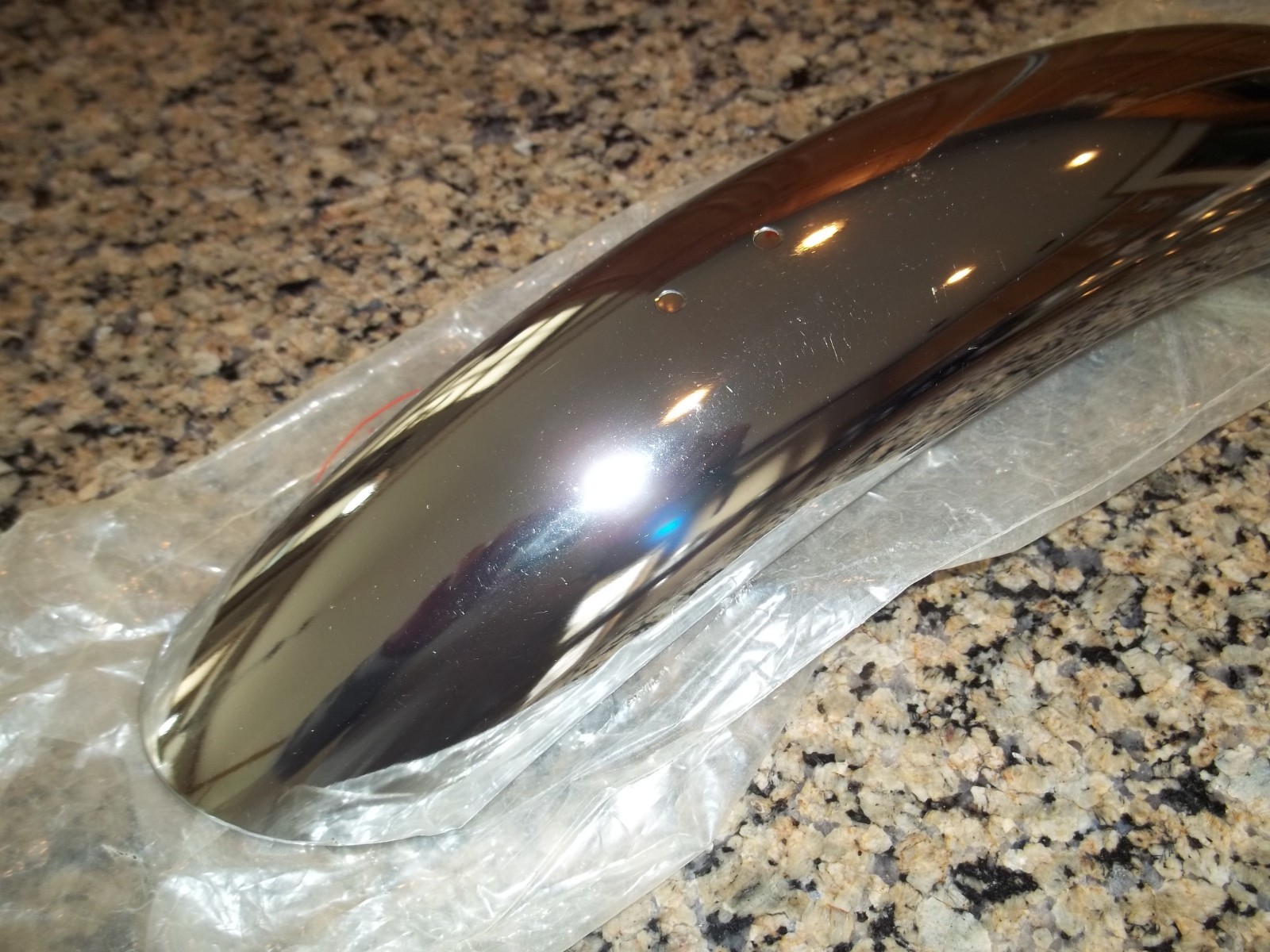 NOS 65/68 SCHWINN DELUXE STINGRAY FRONT CALIPER STYLE RAZOR-EDGE FENDER CHROME