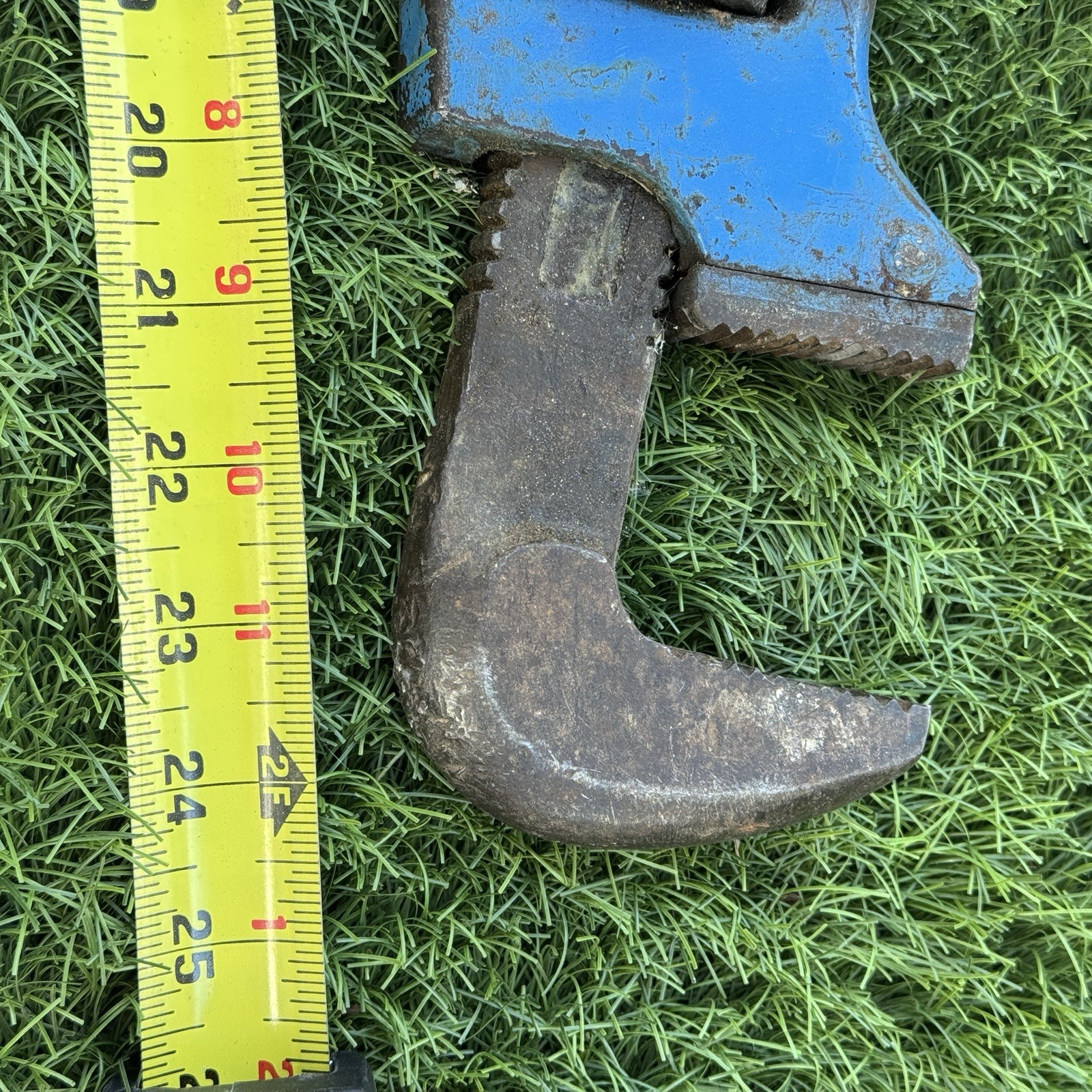 24” Lawson Offset Pipe Wrench 1920's U.S. Hame Co. Buffalo, N.Y. Vintage Antique