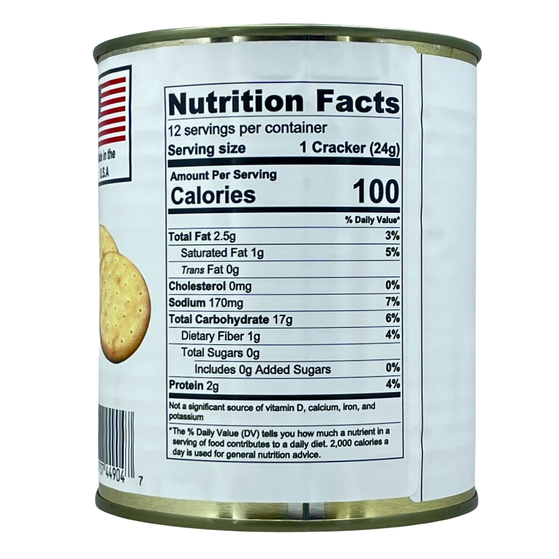 1 Can of Future Essentials Sailor Pilot Bread, Hardtack by Future Essentials