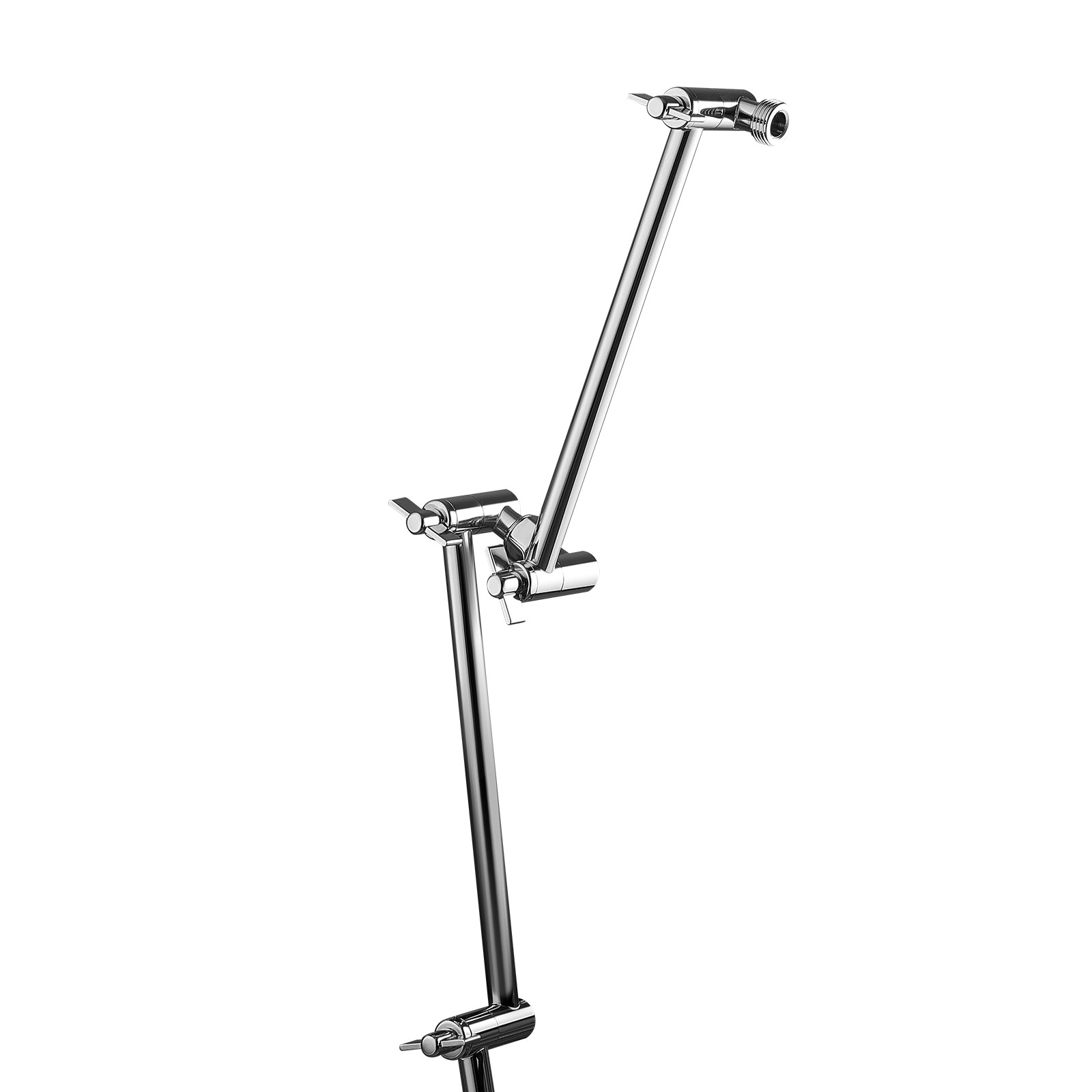 Shower Head Extension Arm Extender 11 in Adjustable Angle Height G1/2 Universal