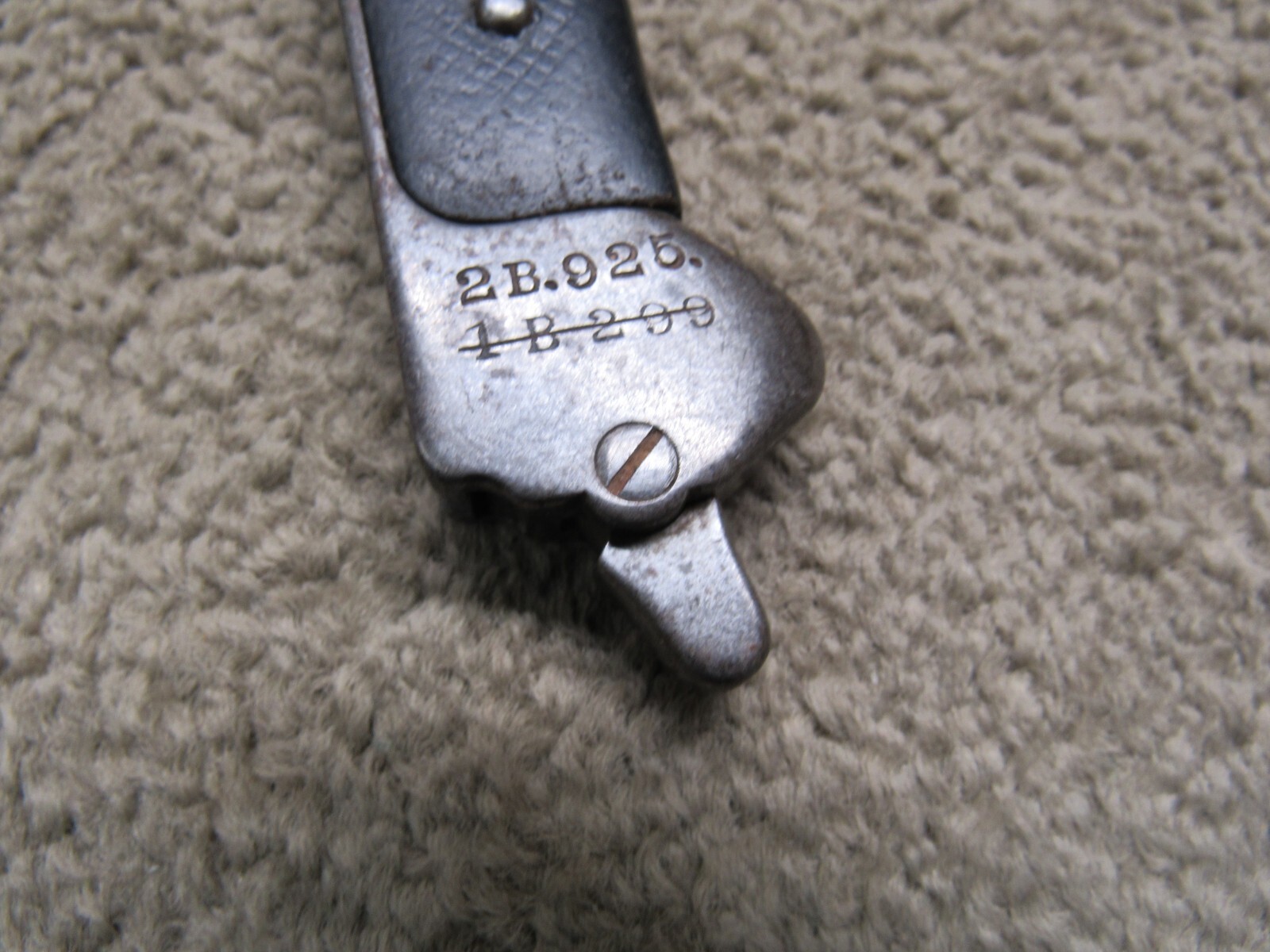 Danish M1889 Krag Jorgensen Bayonet w/ Scabbard Dated 1891 WK & C Mfg