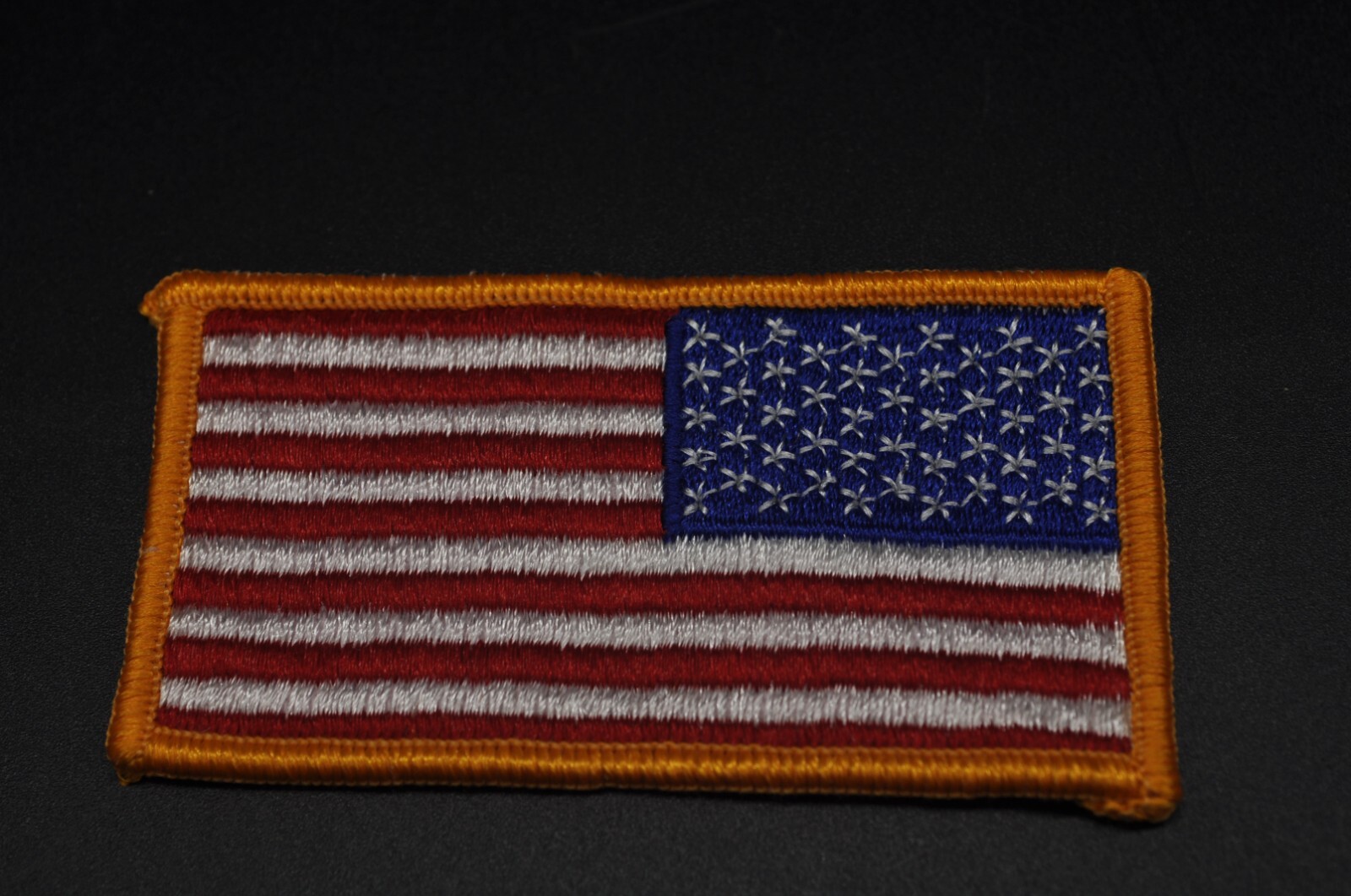 US Military American Flag Reverse Shoulder Patch - Sew on - MADE IN THE USA