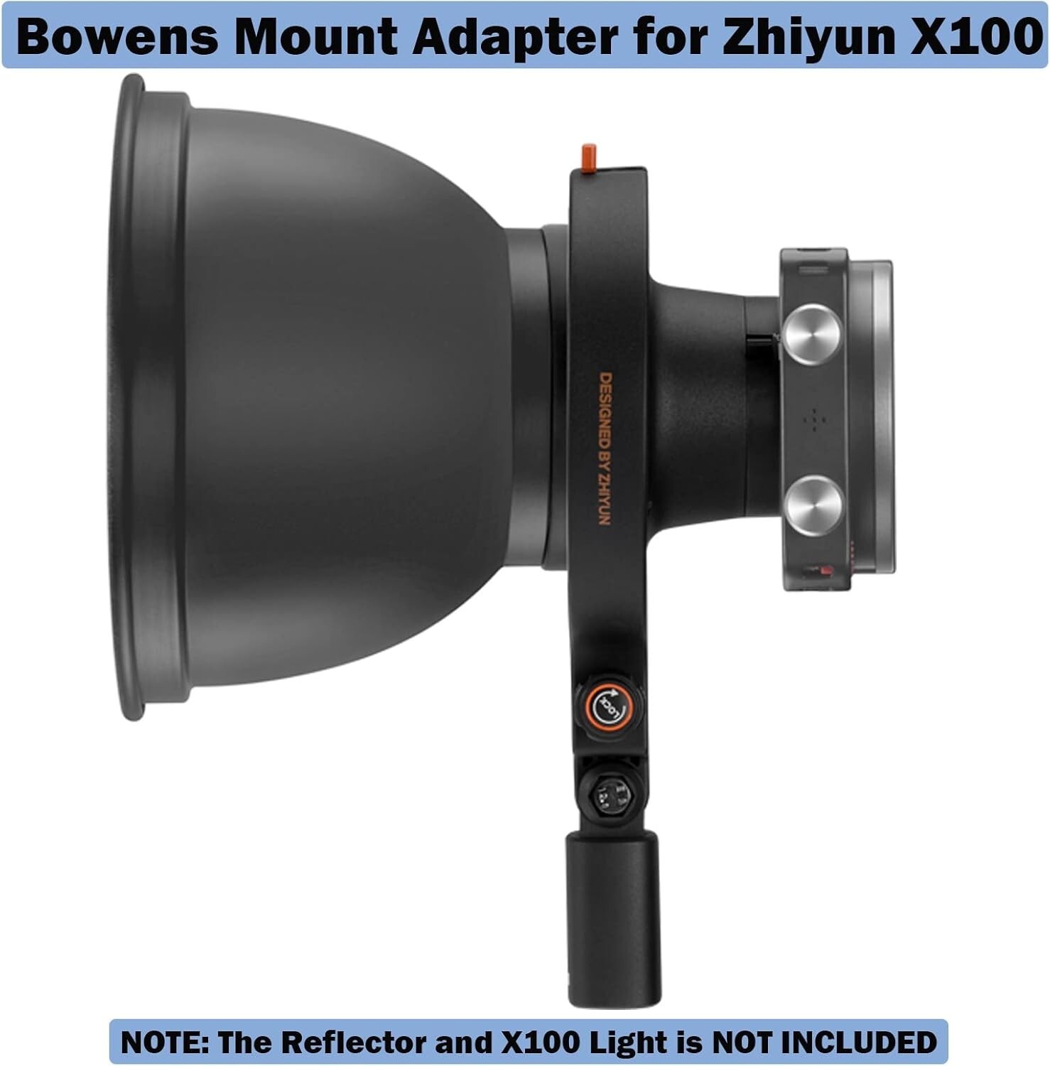 ZHIYUN Bowens Mount Adapter B with ZY Mount for CX100 /X60 /X100/G60 Light