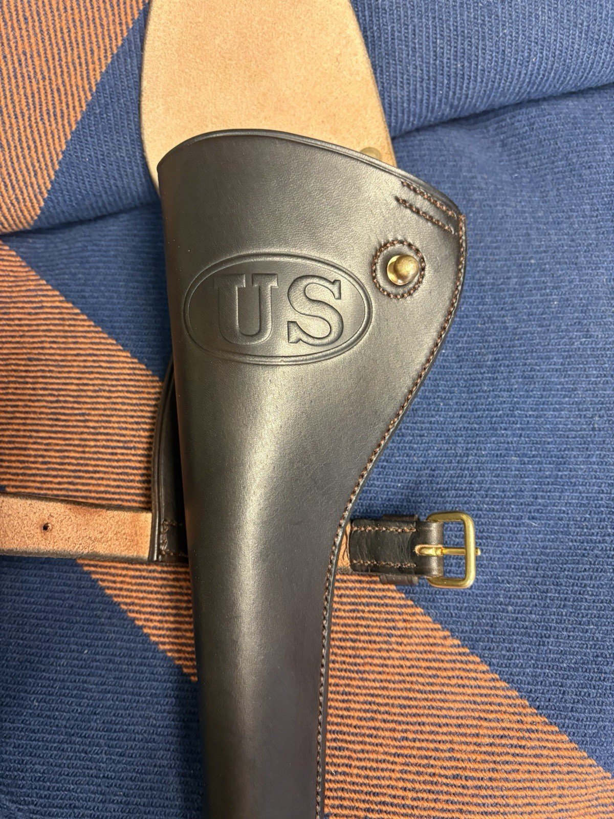 1881 Holster for Colt + S&W with Forsyth, Ordnance/Troop Saddler modification