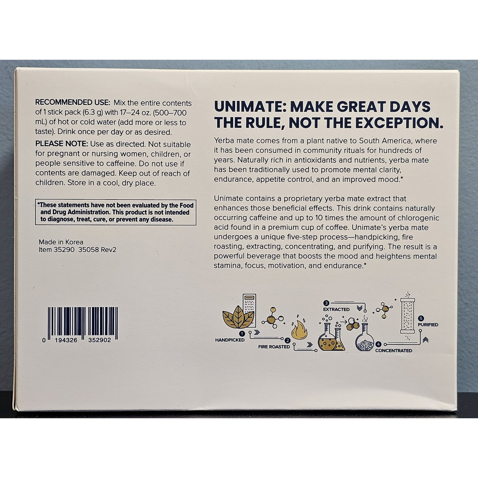 Unicity Unimate Lemon Flavor Packs - 30 Counts