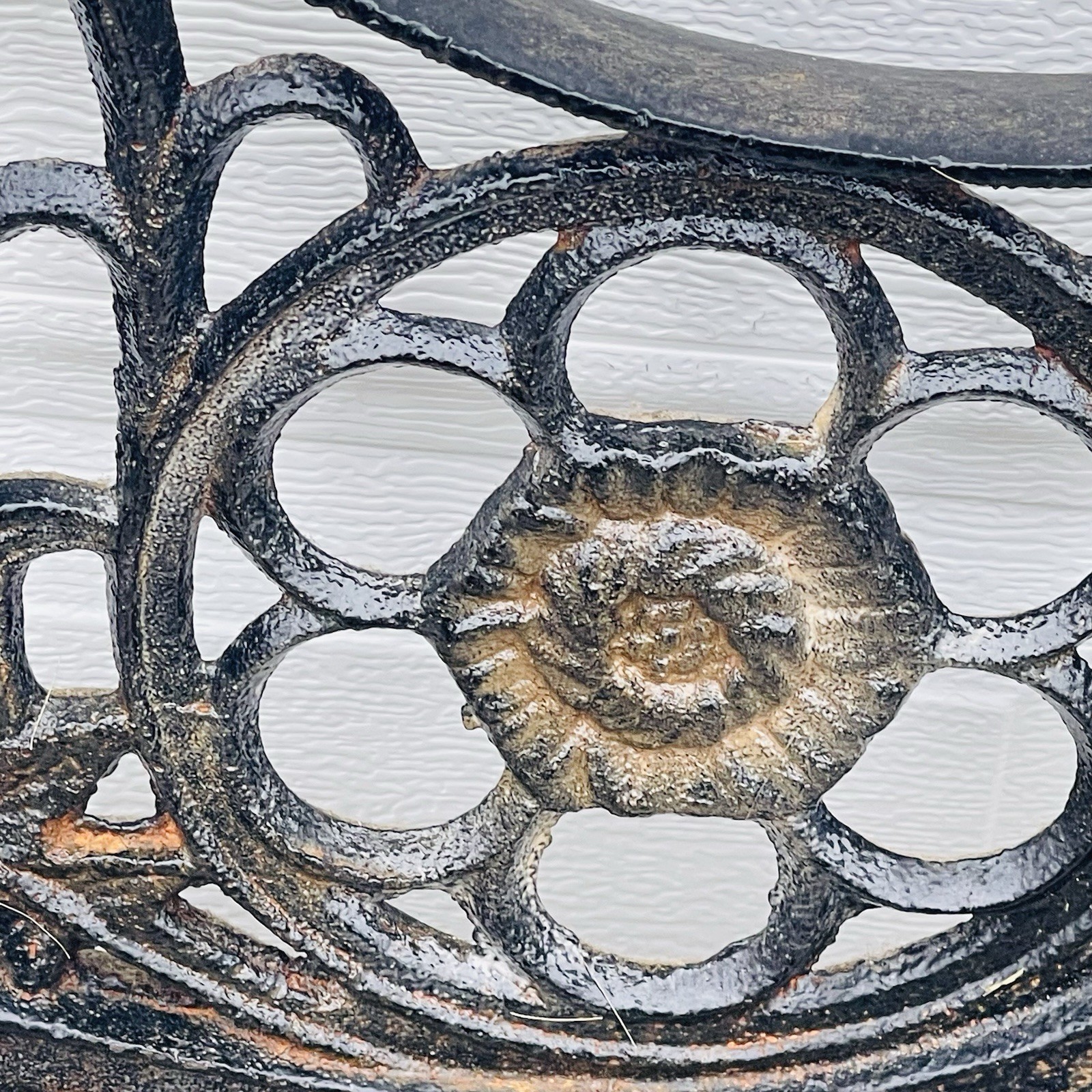 Vintage Cast Iron Park Bench Ends / Legs - Ornate