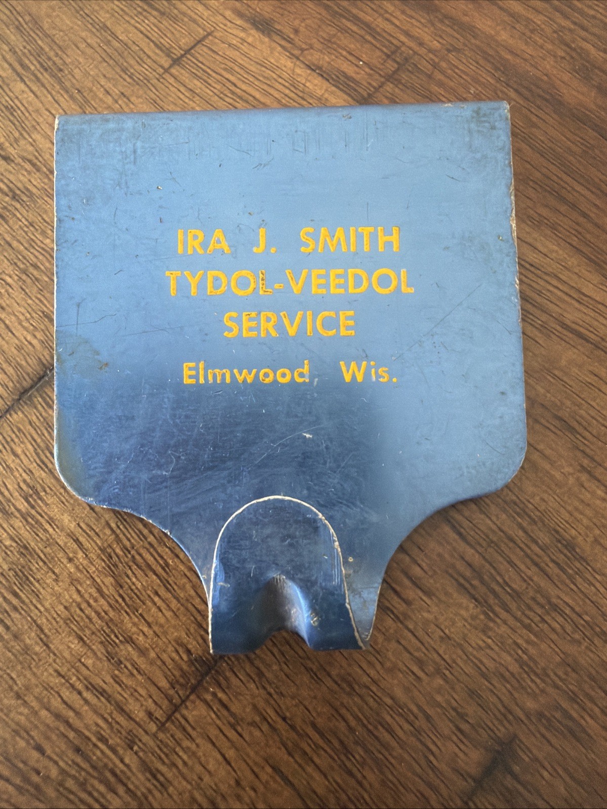Wisconsin Elmwood IRA SMITH TYDOL VEEDOL Advertising Bag Holder Auto Oil Gas