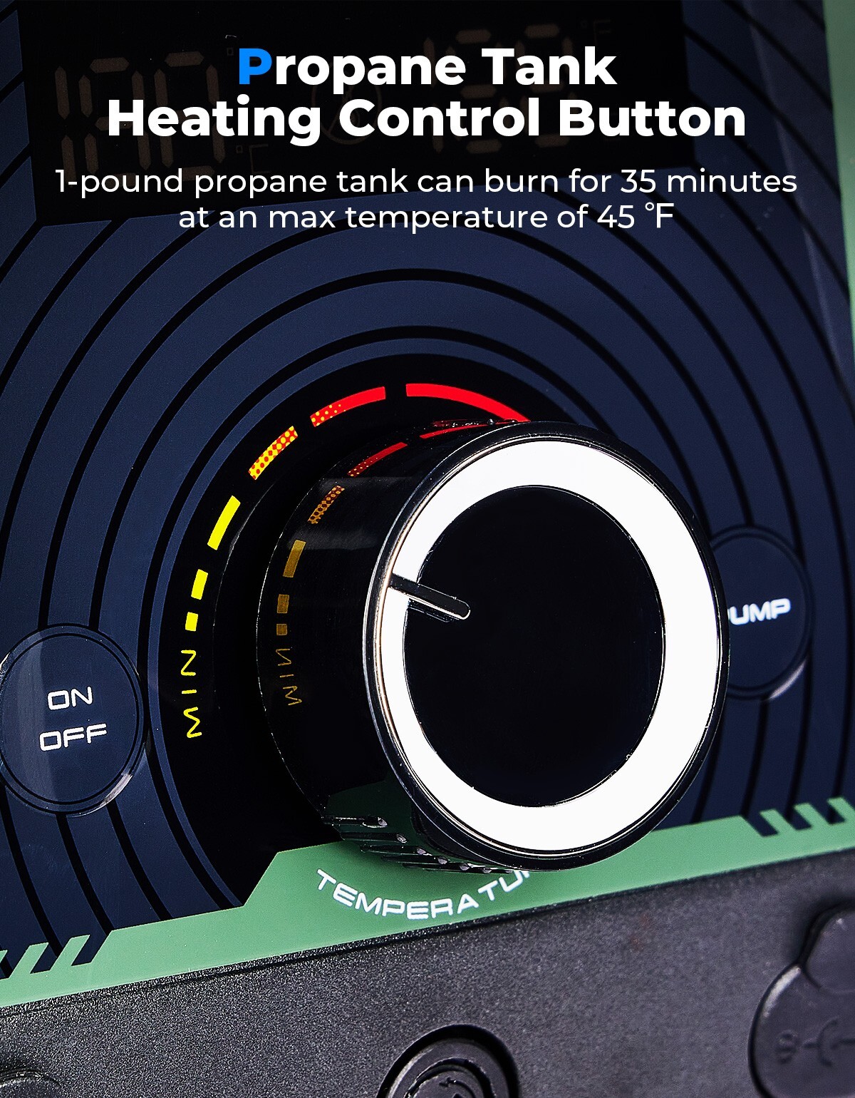 Portable Shower Propane Water Heater W/Pump for Camping Hunting Cleaning Outdoor