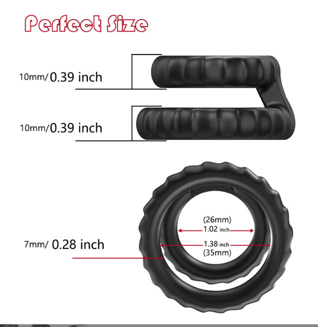 Male Cock Ring Super Strong Stay Harder PenisRings Cockrings Sex Toys for Men