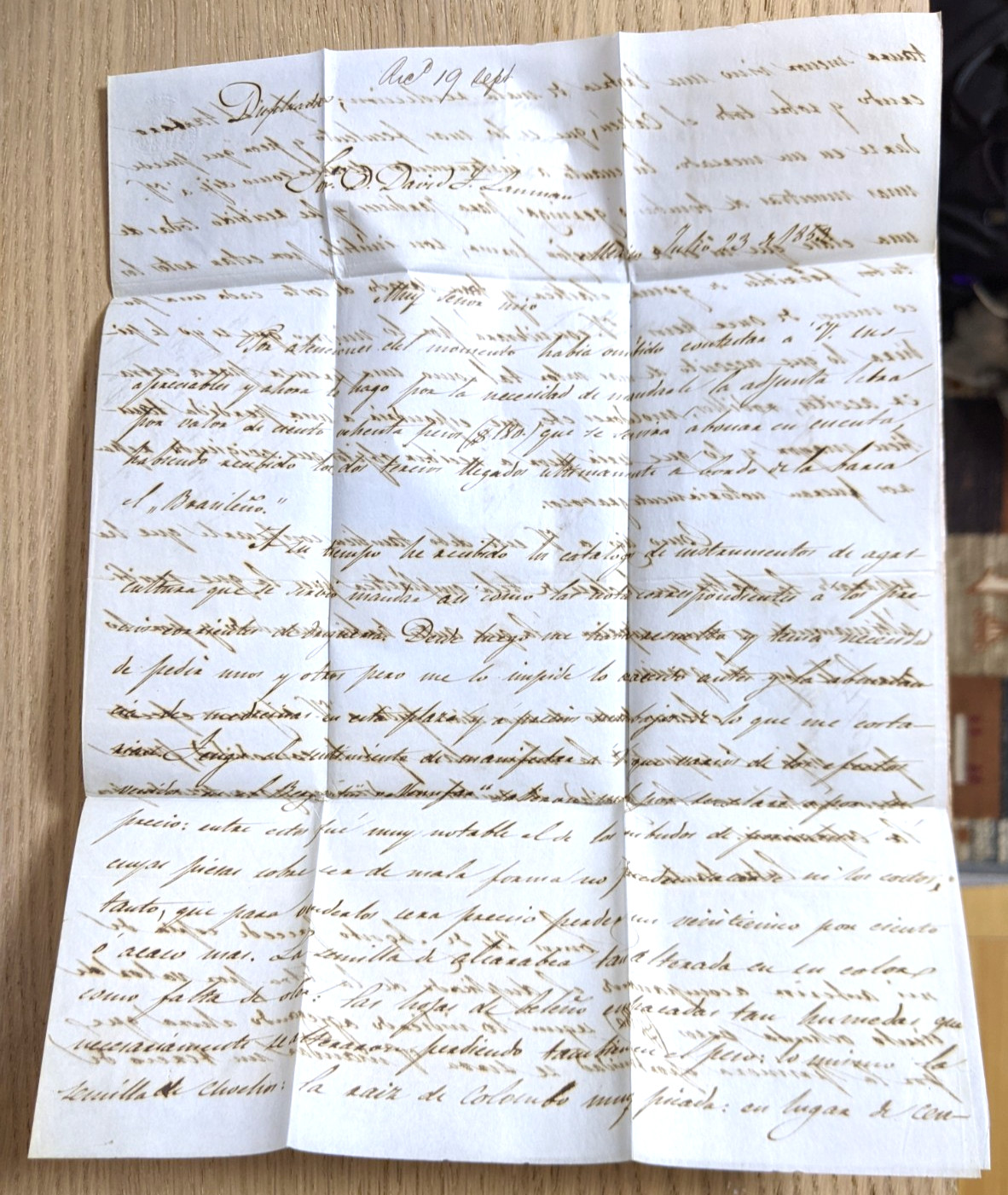 Chemist, Dr.+Grunt, Leo. Rio de la Loza, Mexico D.F.--NYC/Fwd. Agcy./20-C./1853