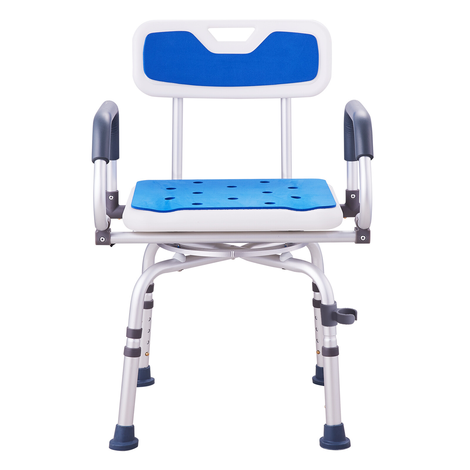 VEVOR Shower Chair 360° Swivel Bathtub Shower Seat with Pivoting Arms 400LBS