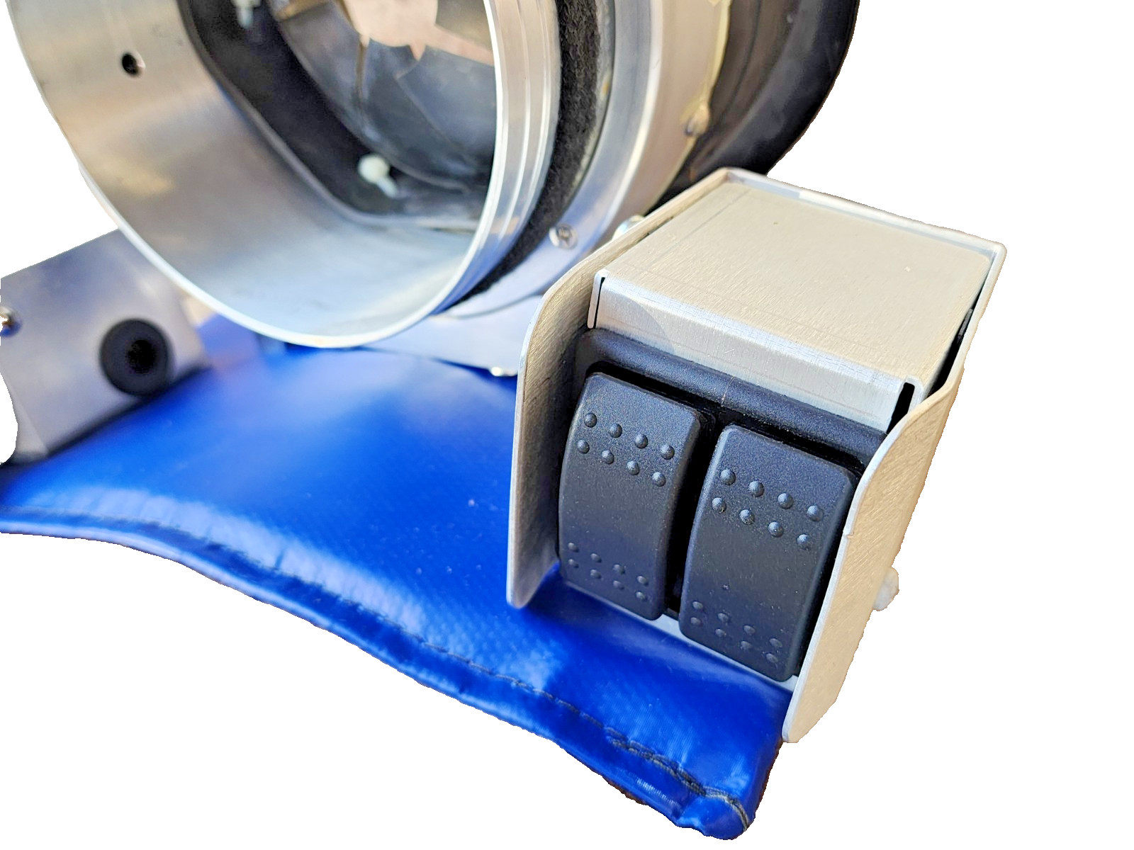 Industrial Dust Collector Systems 6'' Air Filtration Solutions Power STOP Switch