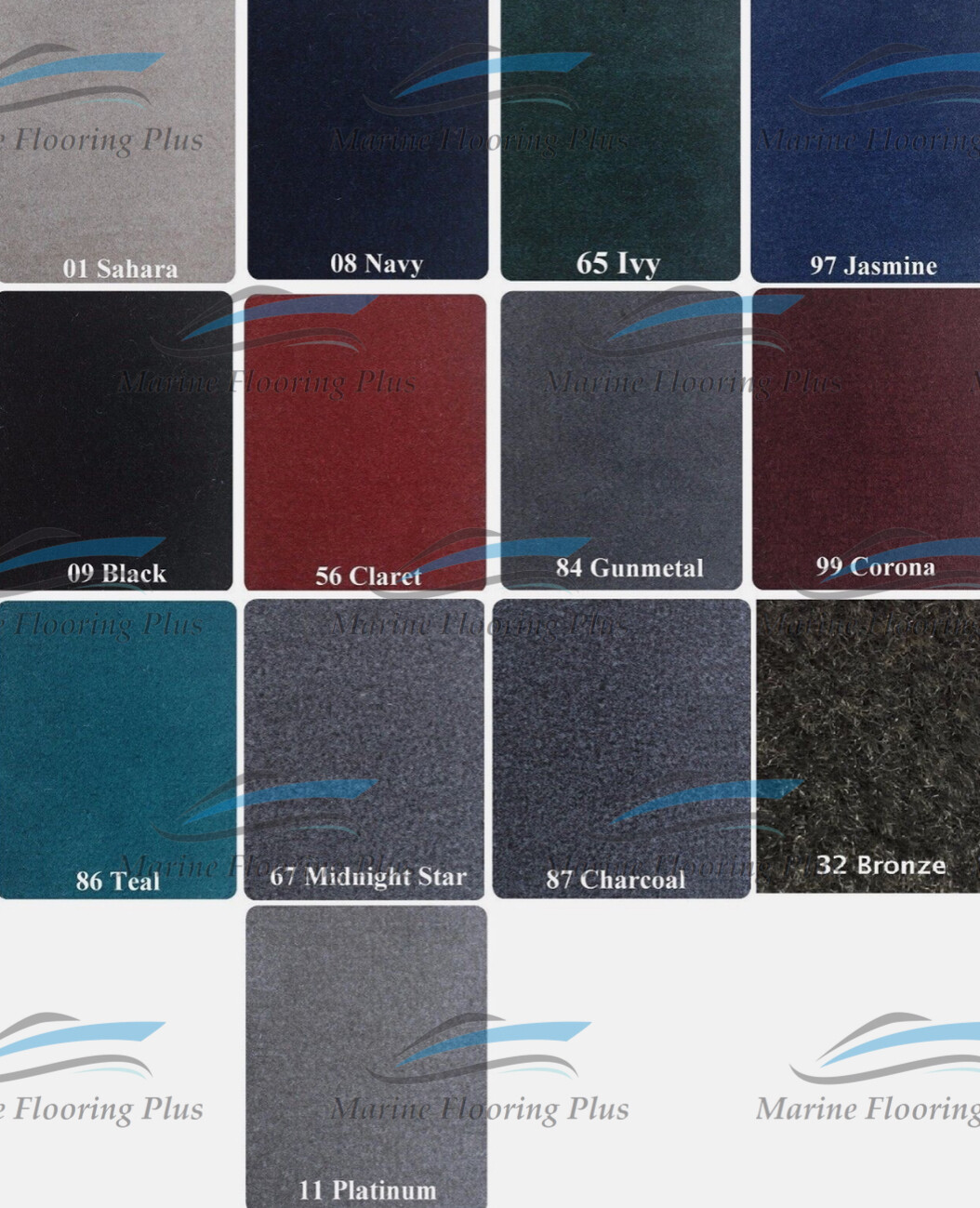 6 Ft Wide Boat/Marine Carpet 20 oz - Various Color/Lengths - Rubber Backed