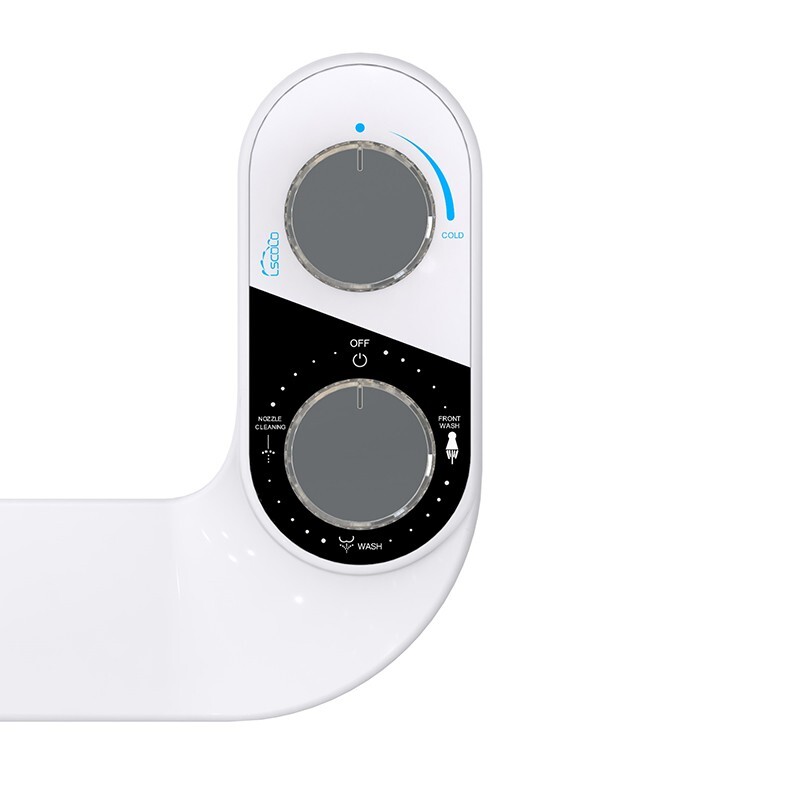 Bidet Non Electric Toilet Seat Attachment with Dual Nozzle (OEM ODM available)