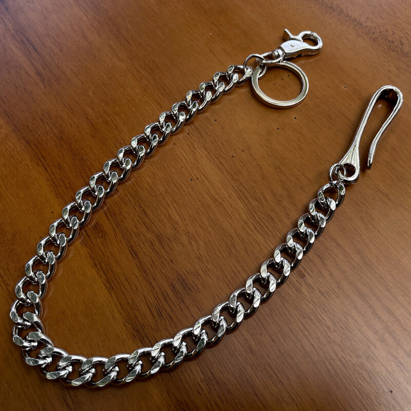 20" Heavy Duty Chain with Locking Clasp Thick Biker Wallet Key Chain Trucker