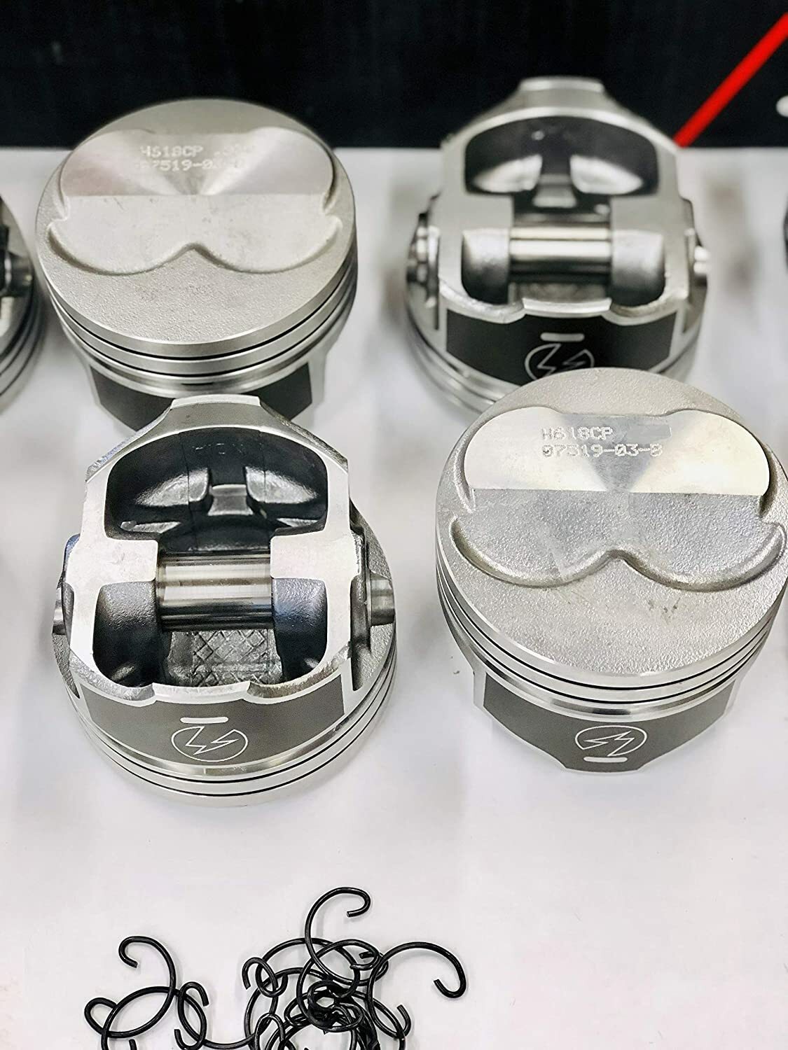 SPEED PRO Hypereutectic .125 Dome Pistons Set/8 Chevy SB 350 5.7 10.6:1 STD bore