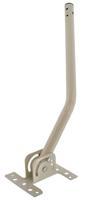 MOUNT MOUNTING POLE MAST FOR ANTENNA SATELLITE J-MOUNT DISH OUTDOOR WHITE COLOR