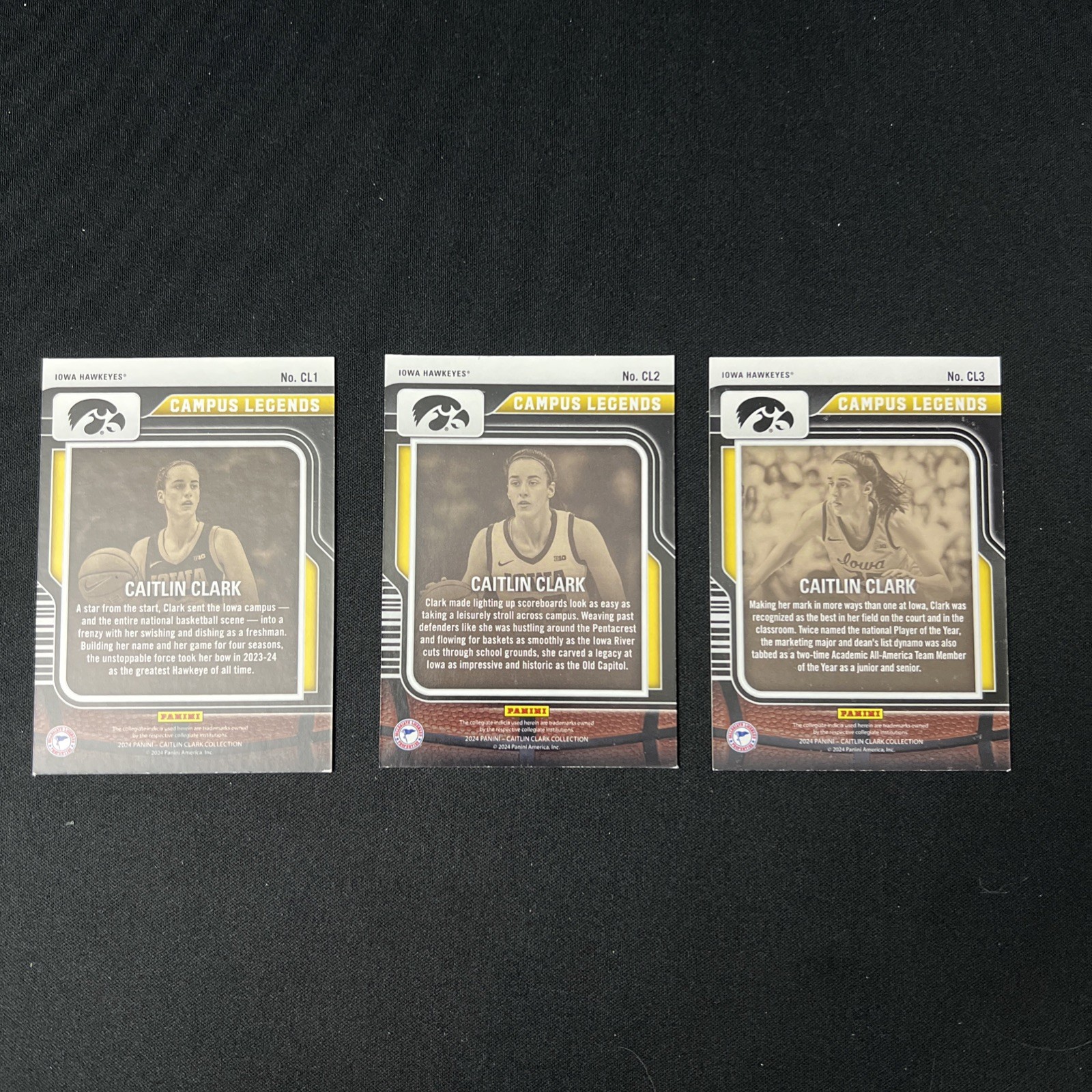 2024 Panini Caitlin Clark Collection Complete Set & Record Breaker (51 Cards)