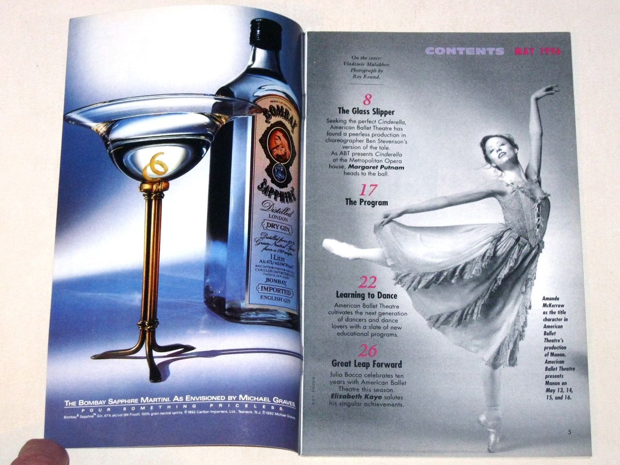 Vintage 1996 AMERICAN BALLET Theatre STAGEBILL Playbill! SLEEPING BEAUTY!