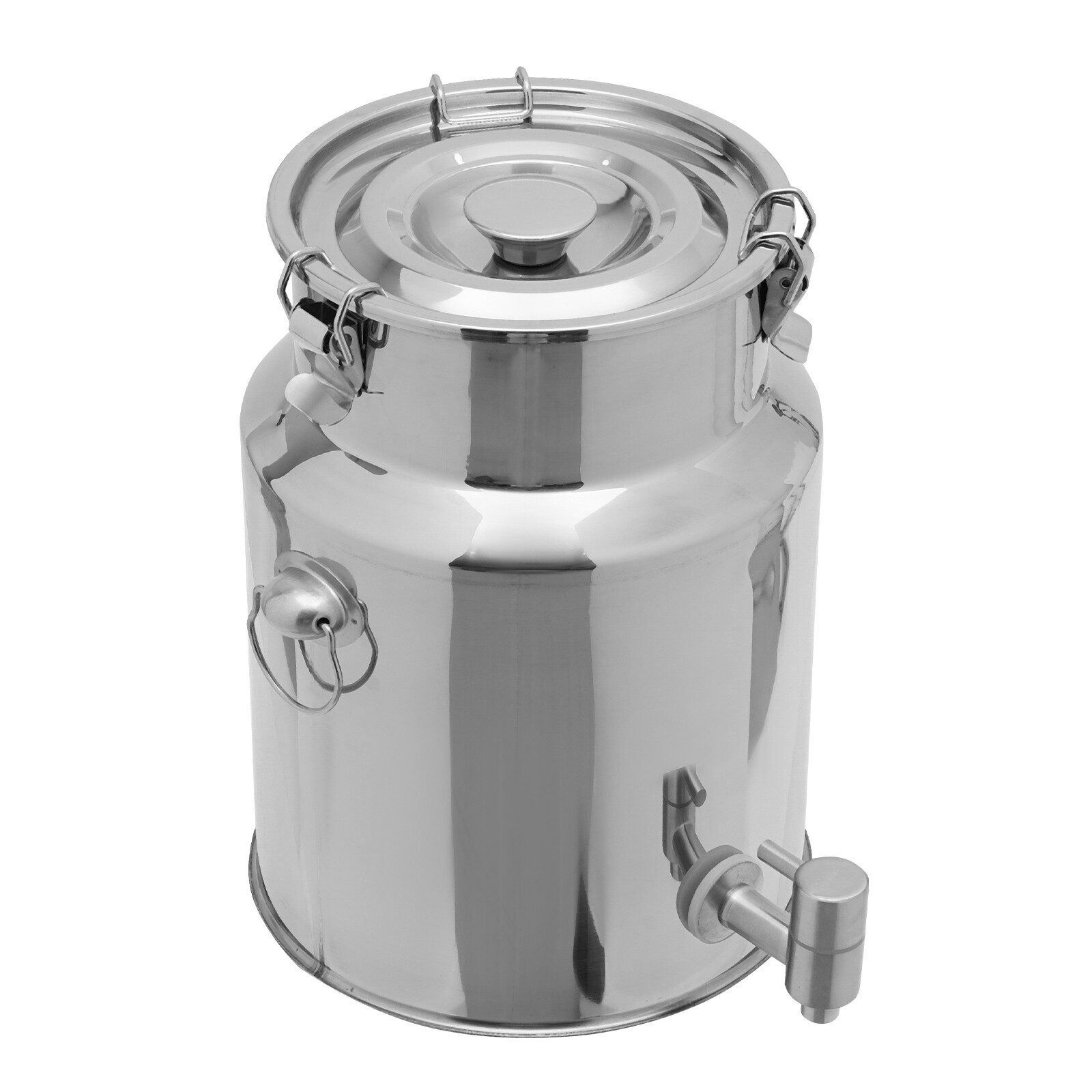 Beverage Drink Dispenser 304 Stainless Steel Milk Can Milk Transport Barrel