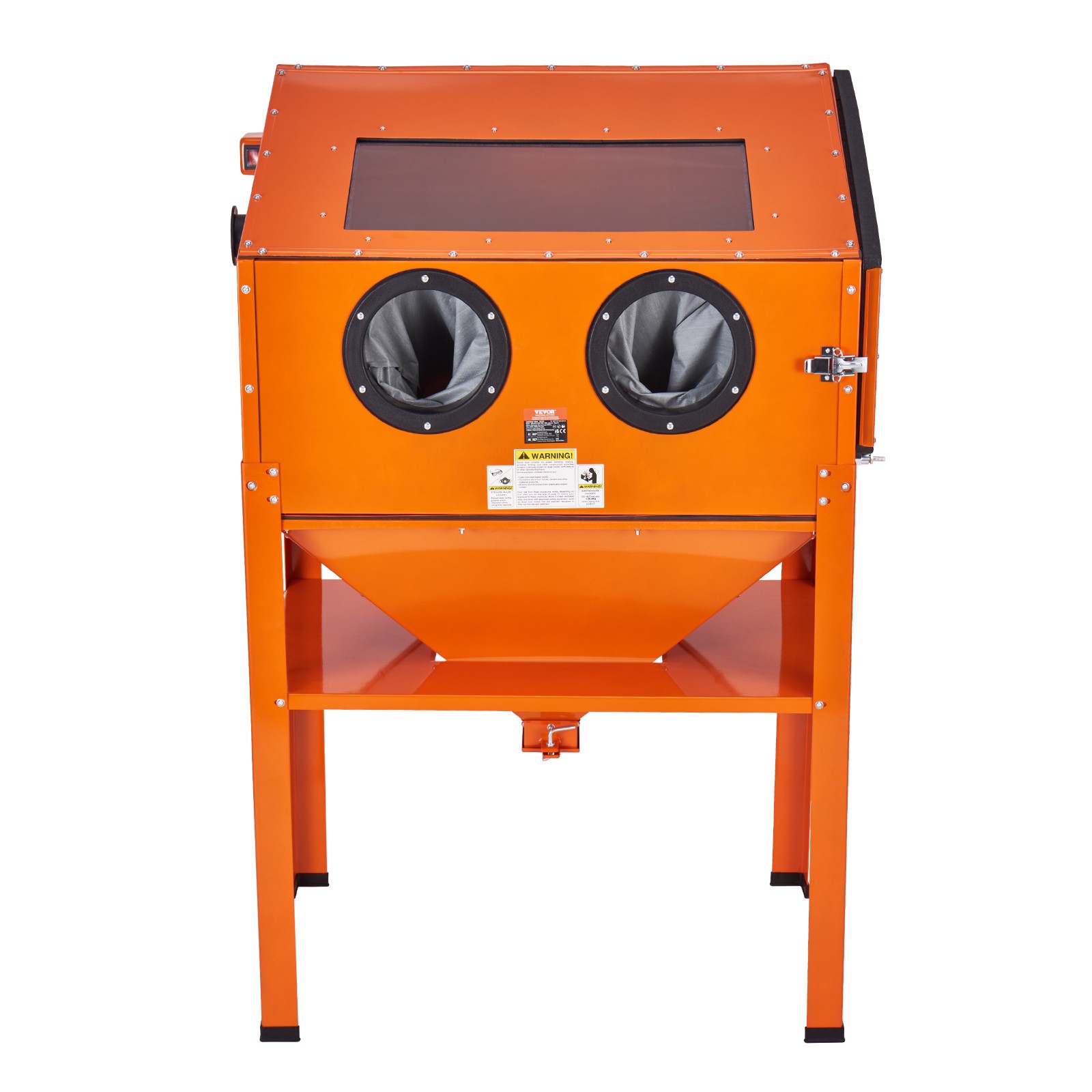 VEVOR 60 Gallon Sand Blasting Cabinet with Stand with Blasting Gun & 4 Nozzles