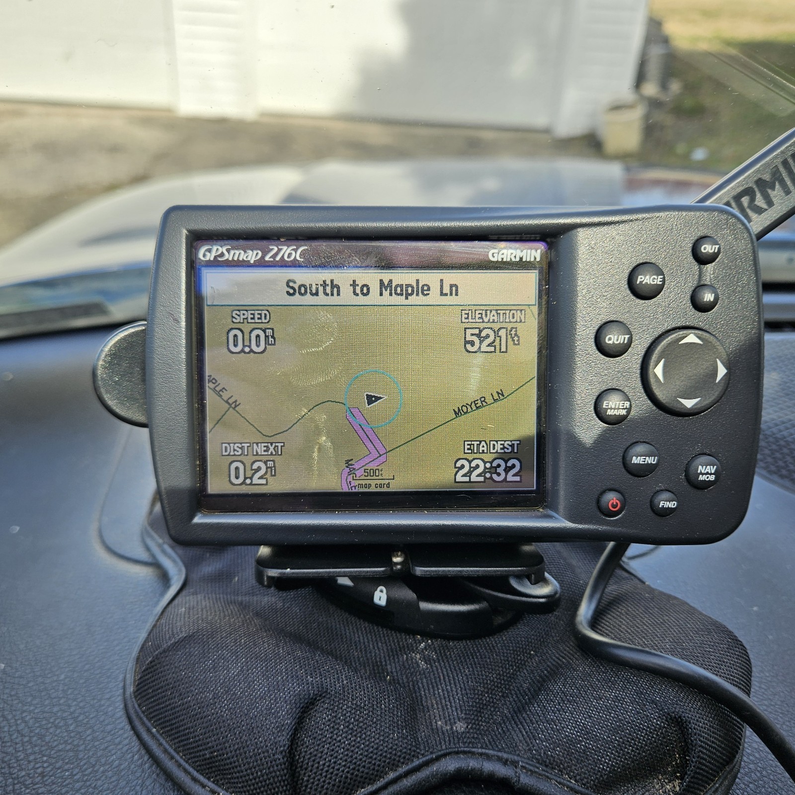 GARMIN GPSMAP 276C PORTABLE COLOR GPS CHARTPLOTTER (Needs New Battery)