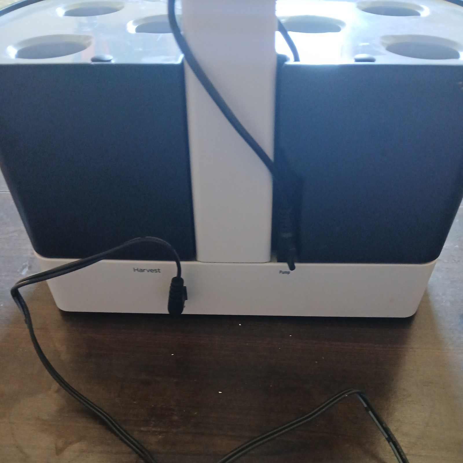 AeroGarden Harvest Home Garden System indoor Black -  100690-BLK Tested