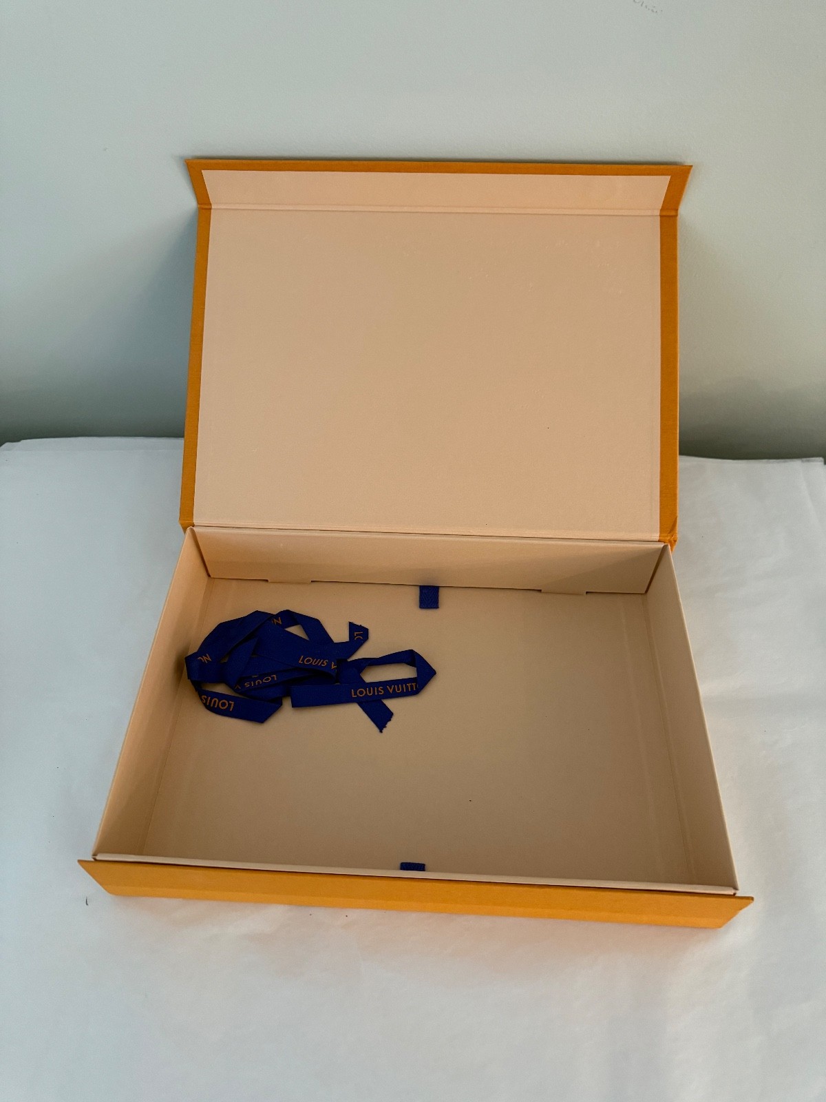 Louis Vuitton 12x8x2 Empty Box With Magnetic Closure & Dust Bag