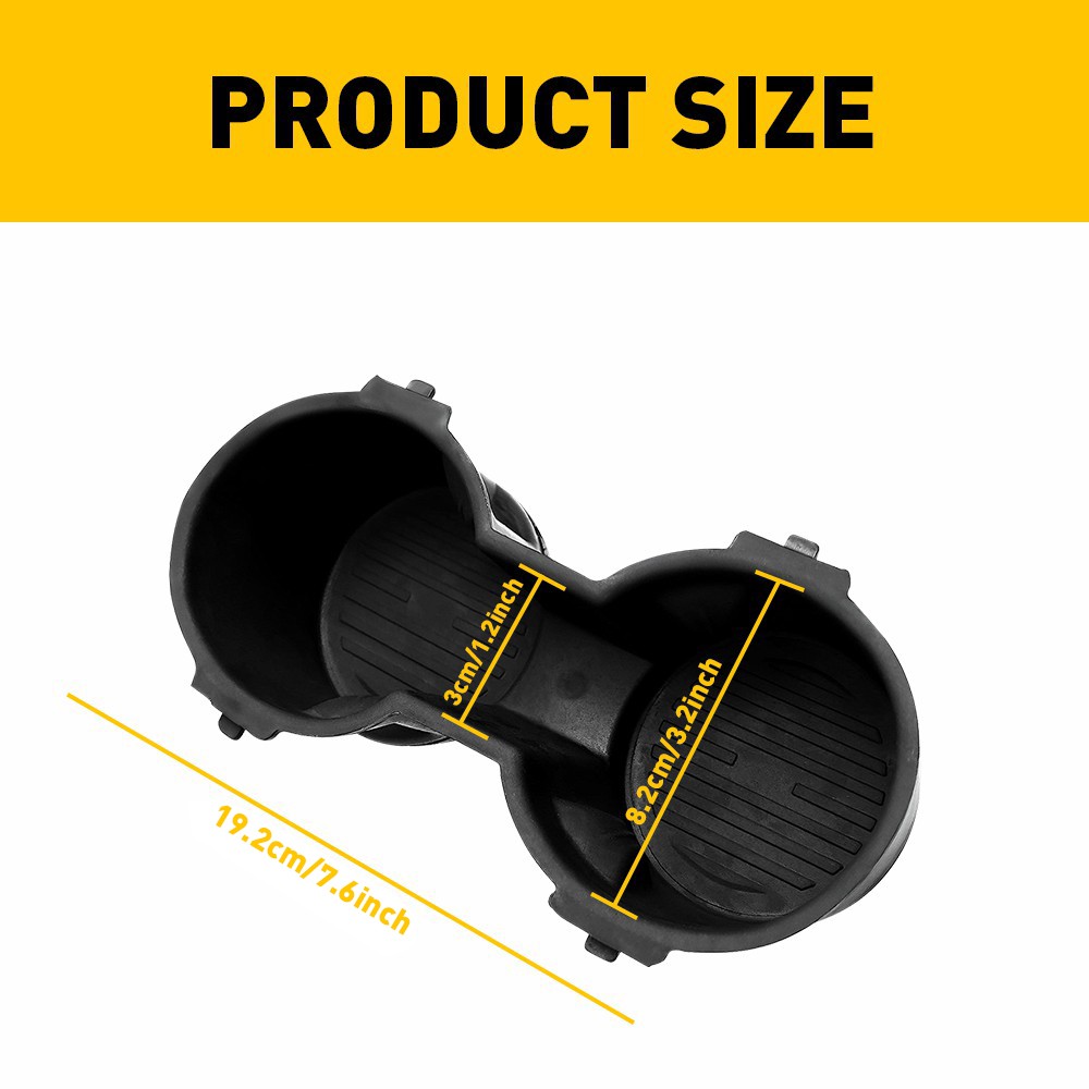 NEW FOR 2015-2017 Ford Front F-150 Seat Dual Cup Holder Rubber Insert