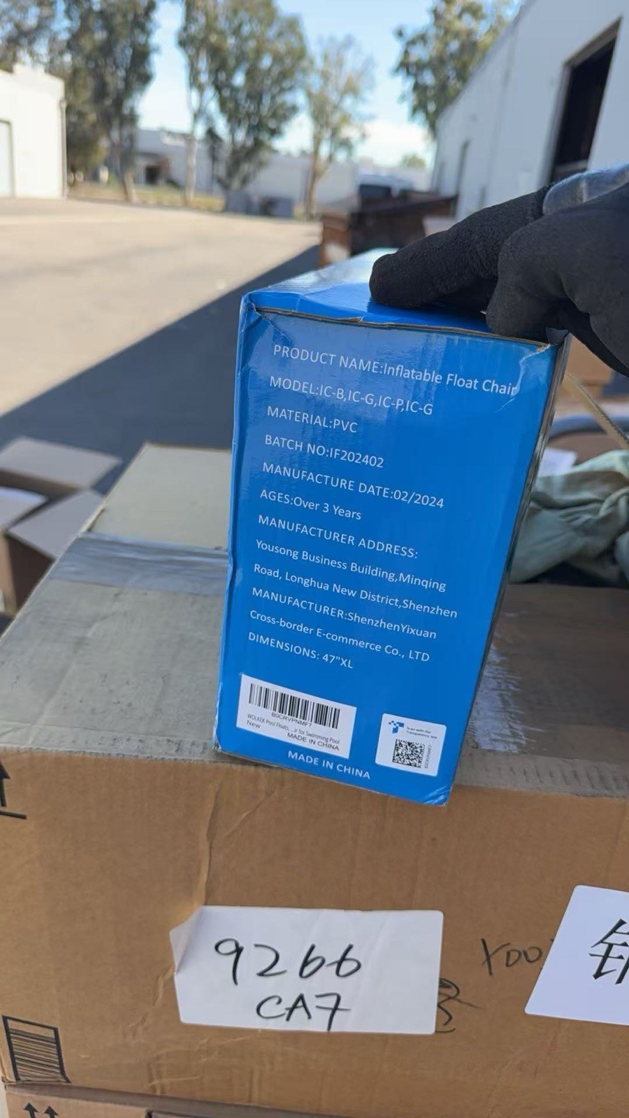 3 Pack Inflatable Pool Float Chairs with Cup Holders & Handles, Mixed Colors