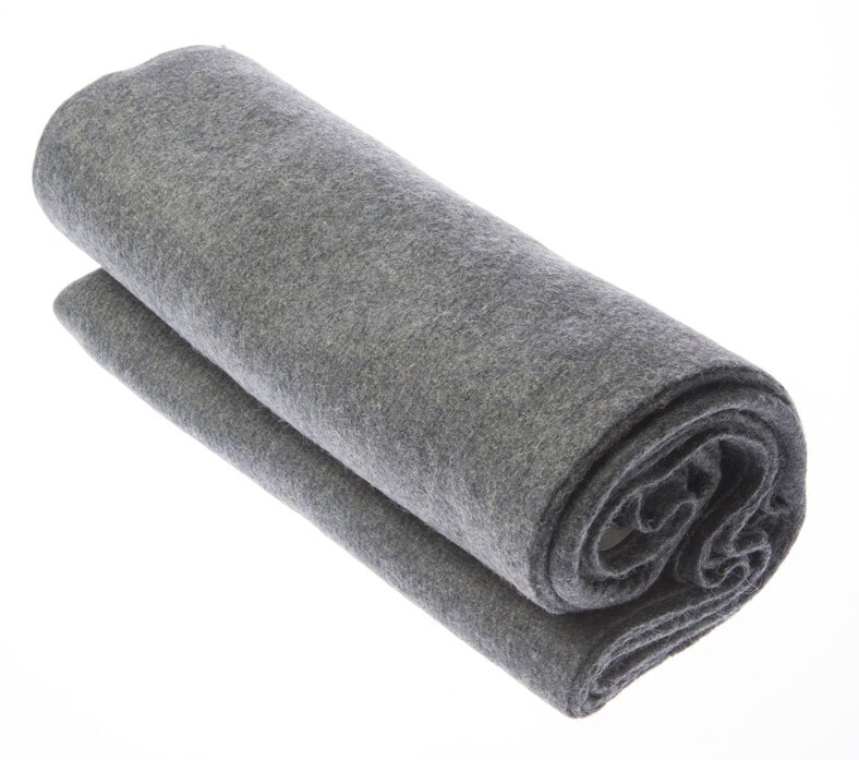 NEW Wool Blanket Outdoor Cover Military Camping Survival Warm 60"x80" 2lbs Large