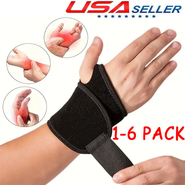 Wrist Hand Brace Support Carpal Tunnel Sprain Arthritis Gym Splint  Left / Right