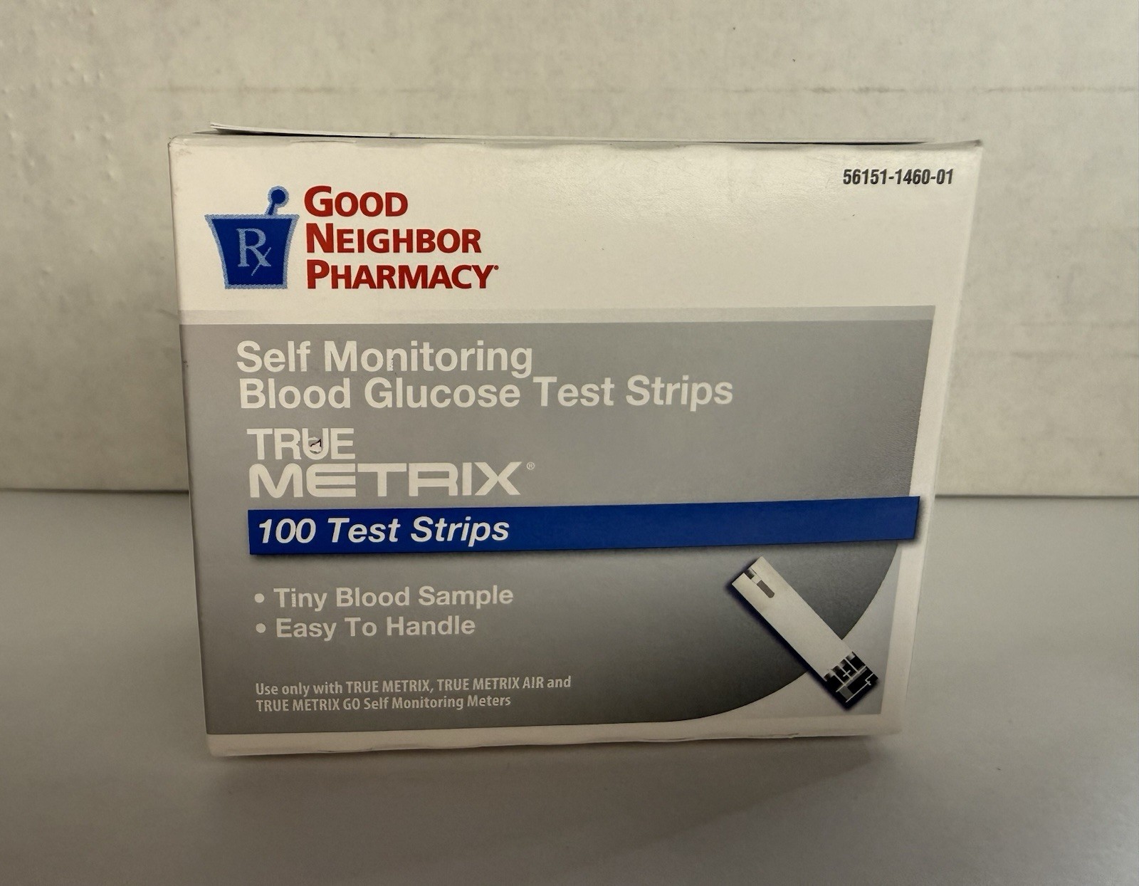 True Metrix Blood Glucose Test Strips 100Ct, Exp 7/2026+ FREE SHIPPING