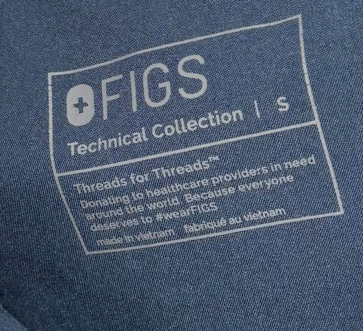 FIGS Women Blue/Gray Rafaela Cargo Jogger Jumpsuit Scrubs Sleeveless Size S