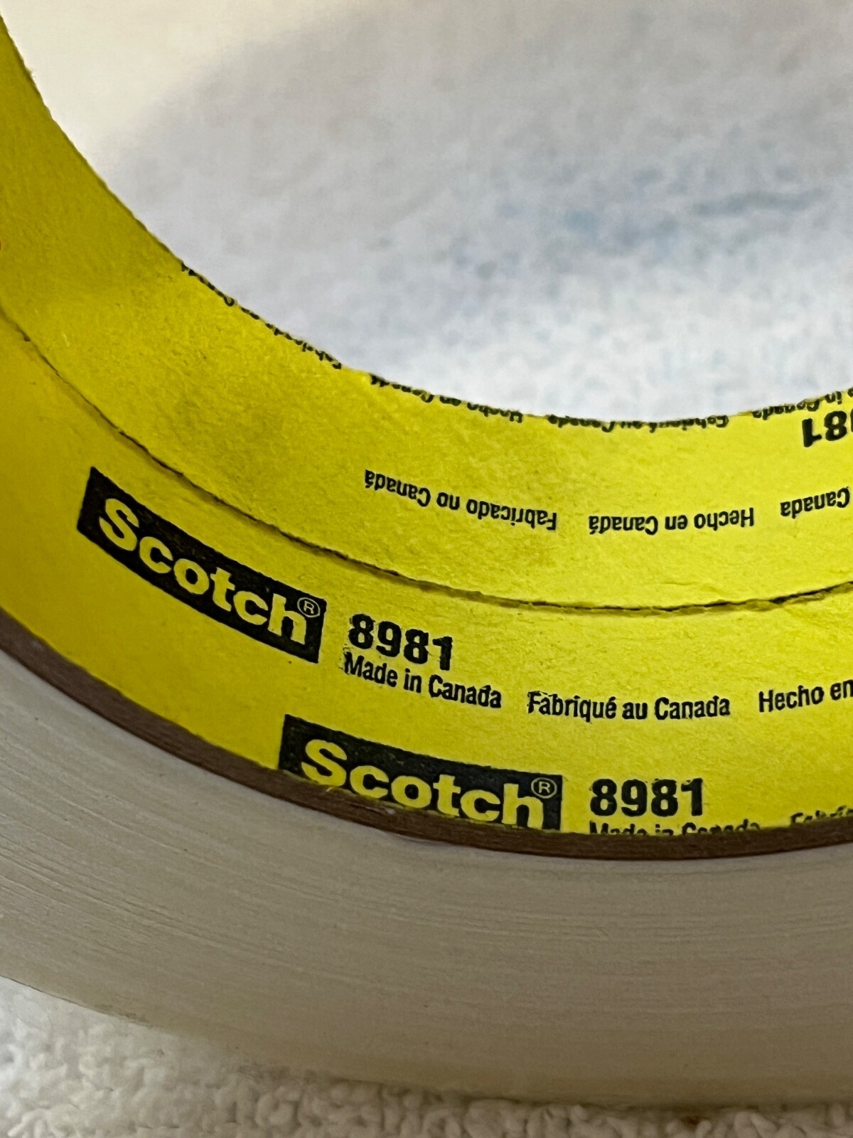 Scotch® Filament Tape 8981, Clear, 18 mm x 55 m, 6.6 mil LOT OF 2 ROLLS