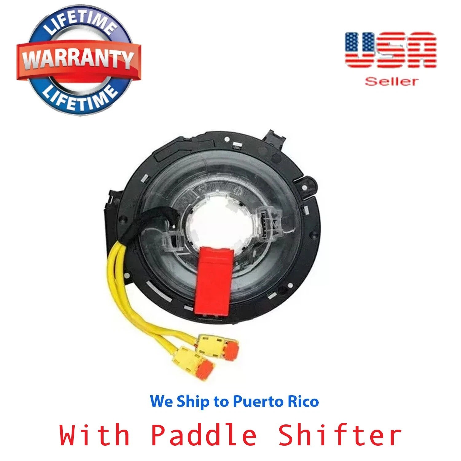 Clock Spring Heated Steering Wheel and Paddle Shift Fit Dodge Charger 2018-2023