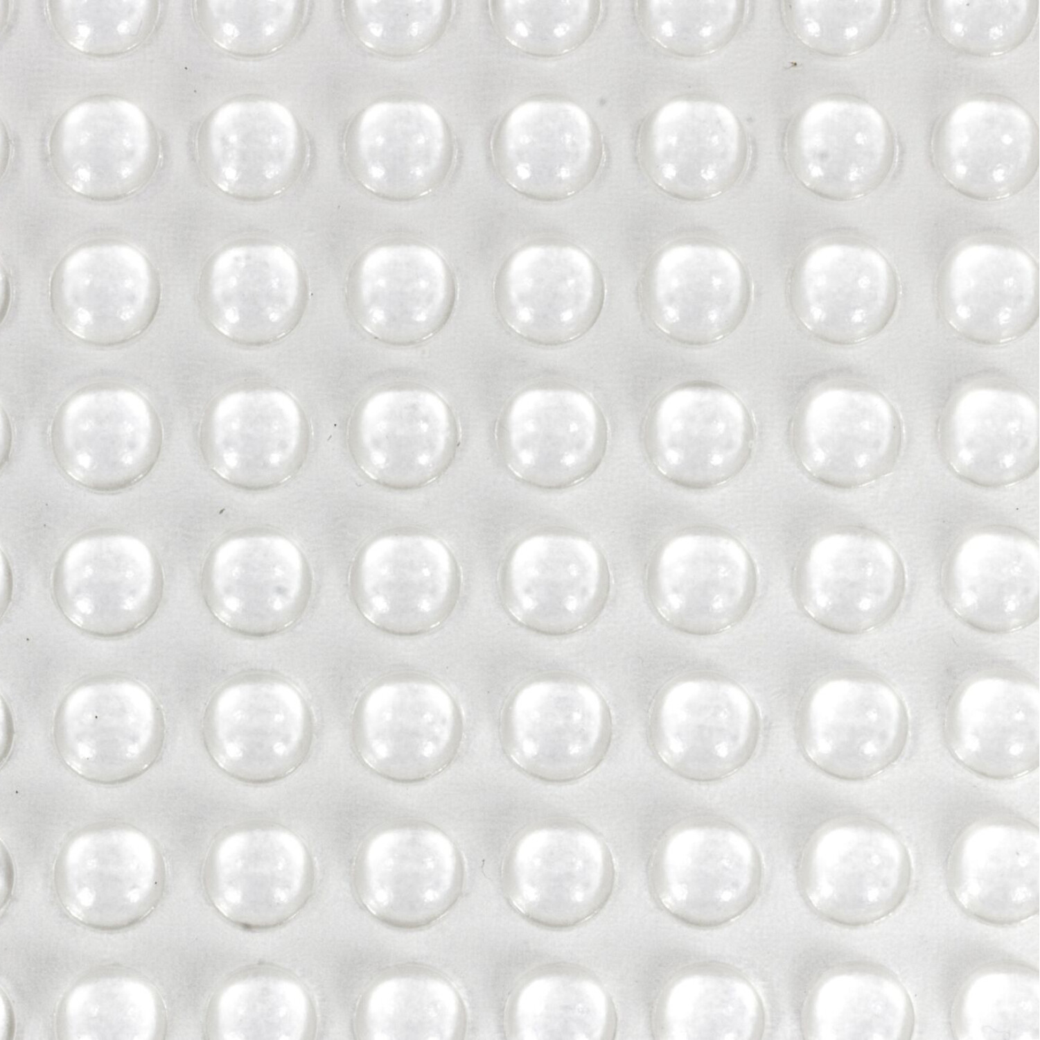 144 Pack Round Small Clear Cabinet & Furniture Bumpers 9.5mm Diameter Made In US