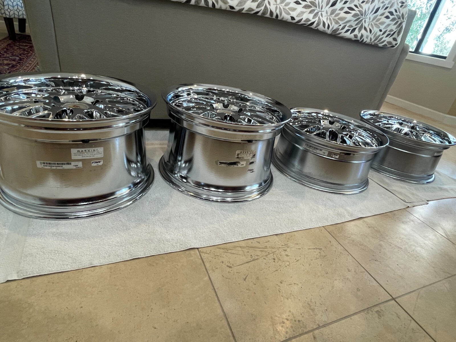 (Set of 4pc) 18" Wheels/Rims Porsche 911 996 or 997 (2002-2012) Chrome Rims