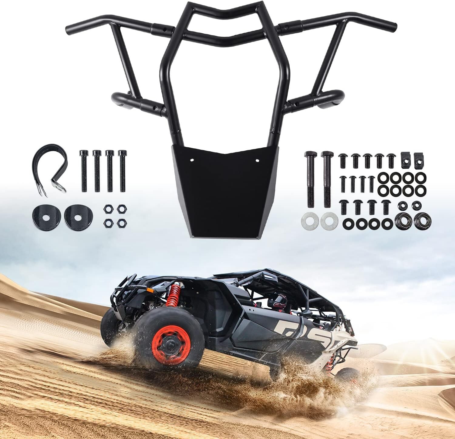 Rear Combined Bumper Compatible with Can Am Maverick X3 2017-2022,for 715002880