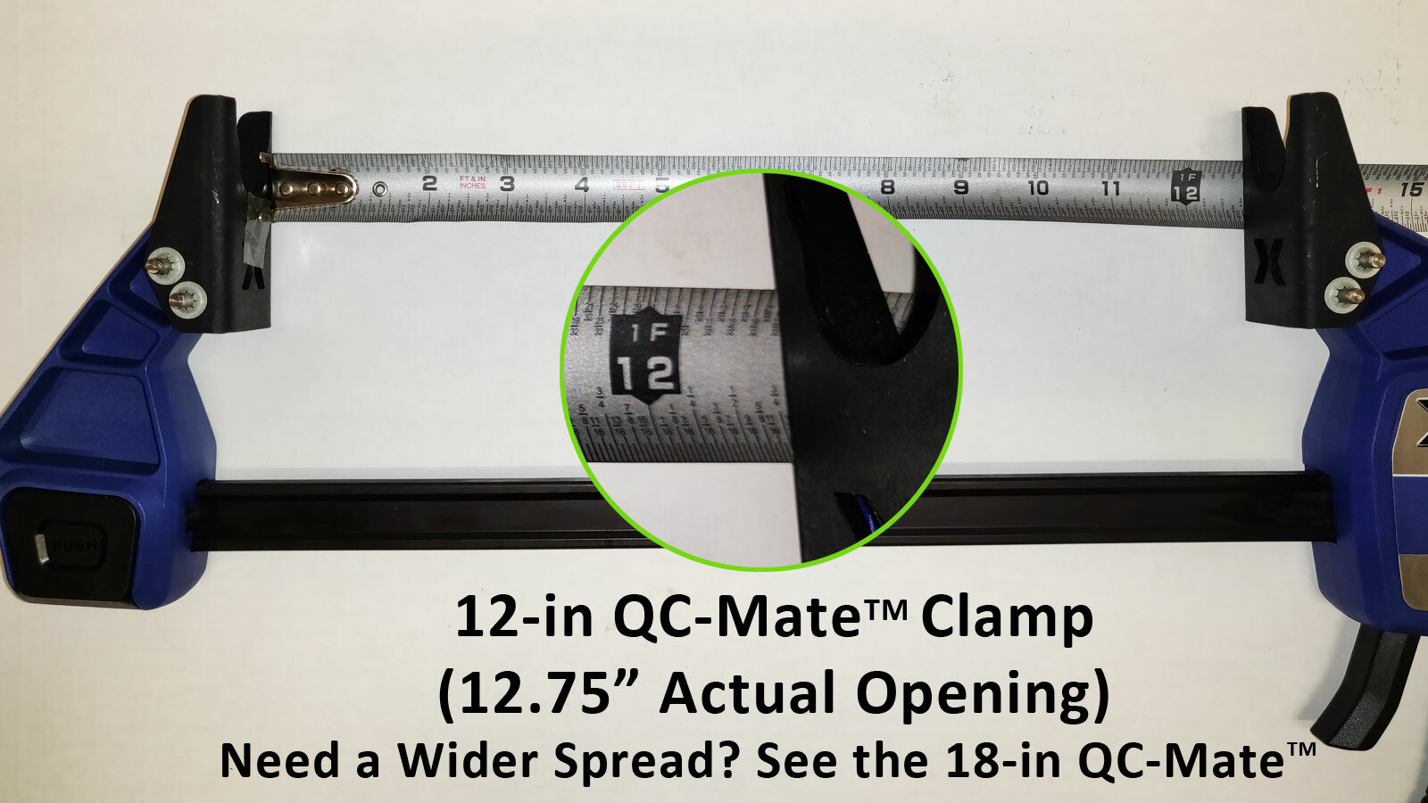 QC-Mate 12-in Hydraulic Quick Coupler Connect Under Pressure Clamp