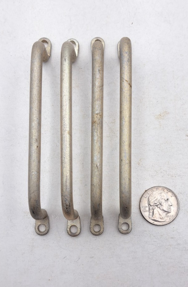 Vintage Drawer Handles Cabinet Door Old Furniture Metal Hardware Lot of 4