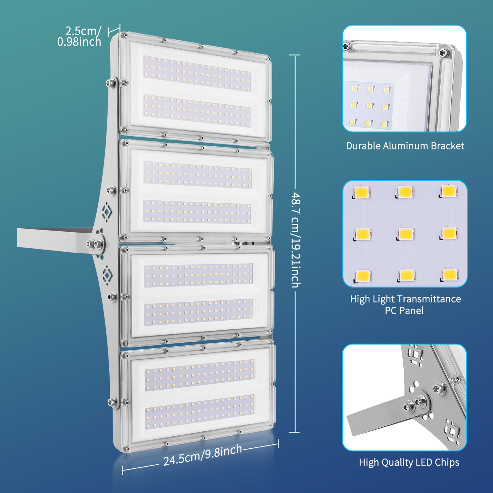 100W-400W Watt LED Flood Light Outdoor Security Garden Yard Spotlight Lamp 110V